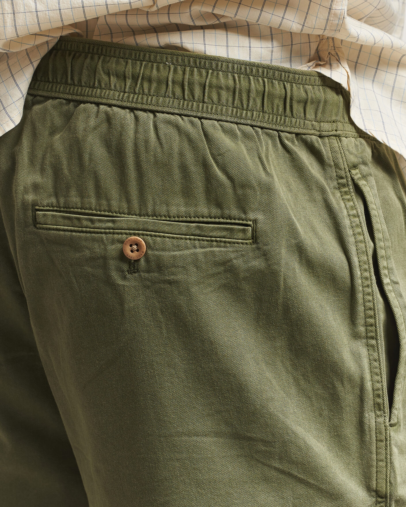 Herren | Shorts | Gant | Regular Fit Sunfaded Drawstring Dry Herb Green