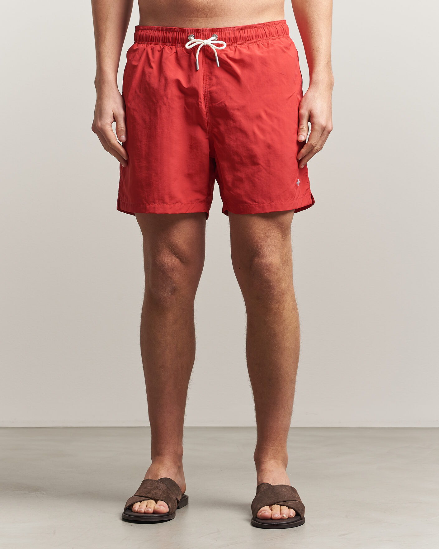 Herren | Badehosen | Gant | Basic Swimshorts Rose Red