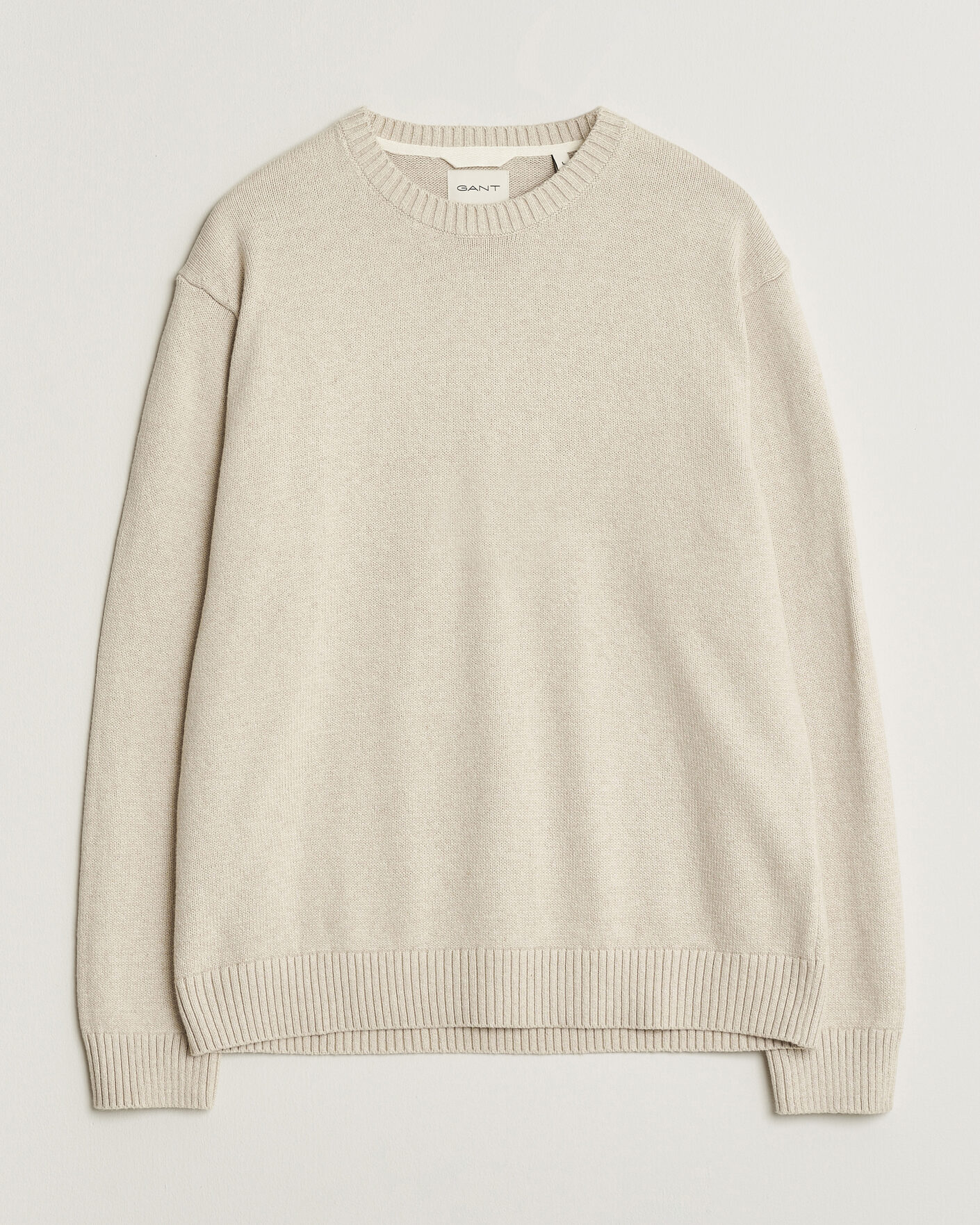 Herren | Pullover | Gant | Cotton/Cashmere Knitted Sweater Seed Melange
