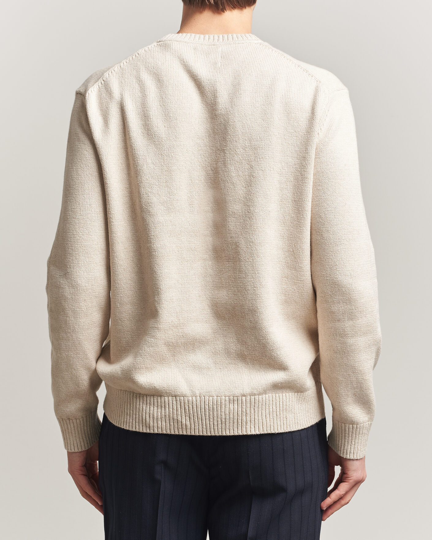 Herren | Pullover | Gant | Cotton/Cashmere Knitted Sweater Seed Melange