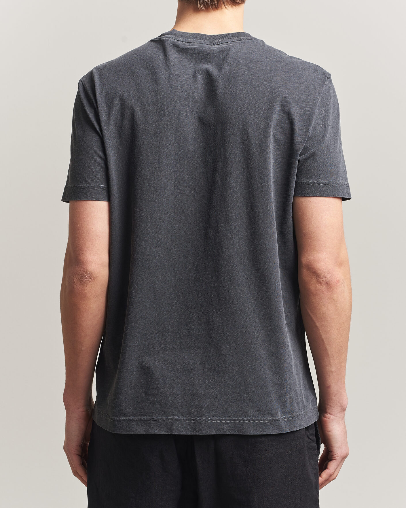 Herren | T-Shirts | Gant | Washed Slub T-Shirt Black