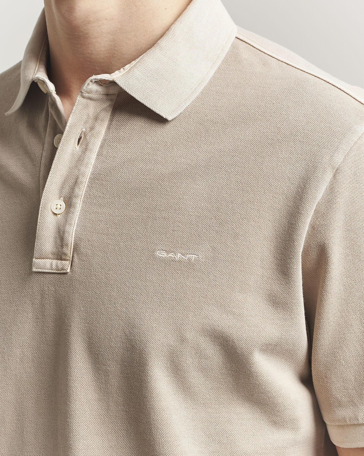 Herren | Poloshirts | GANT | Sunfaded Polo Oat Beige