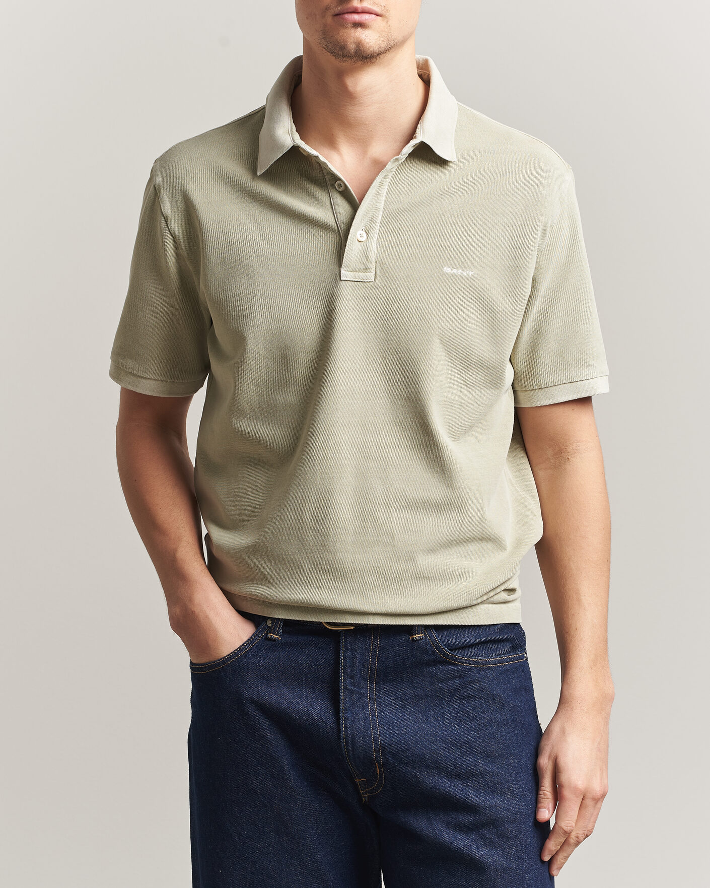 Herren | Poloshirts | Gant | Sunfaded Polo Milky Matcha