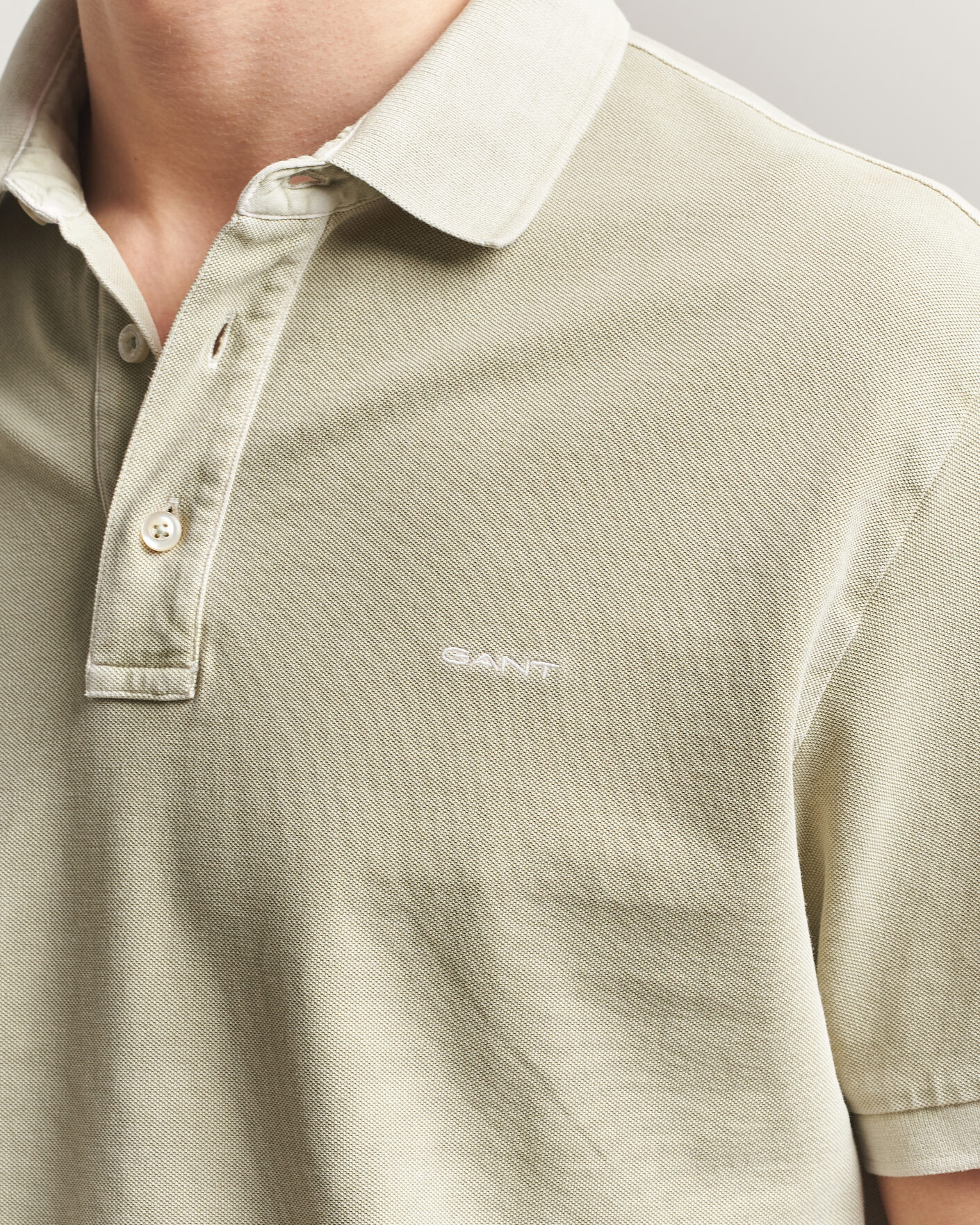 Herren | Poloshirts | Gant | Sunfaded Polo Milky Matcha