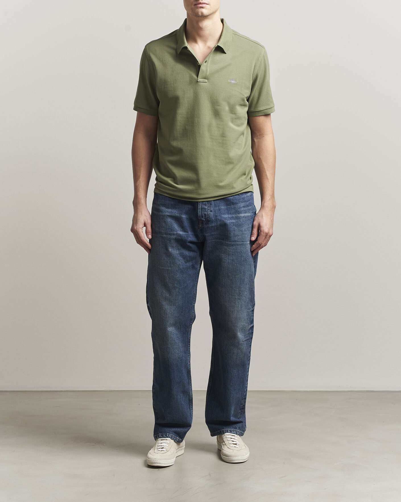Herren | Poloshirts | Gant | The Original Polo Dry Herb Green