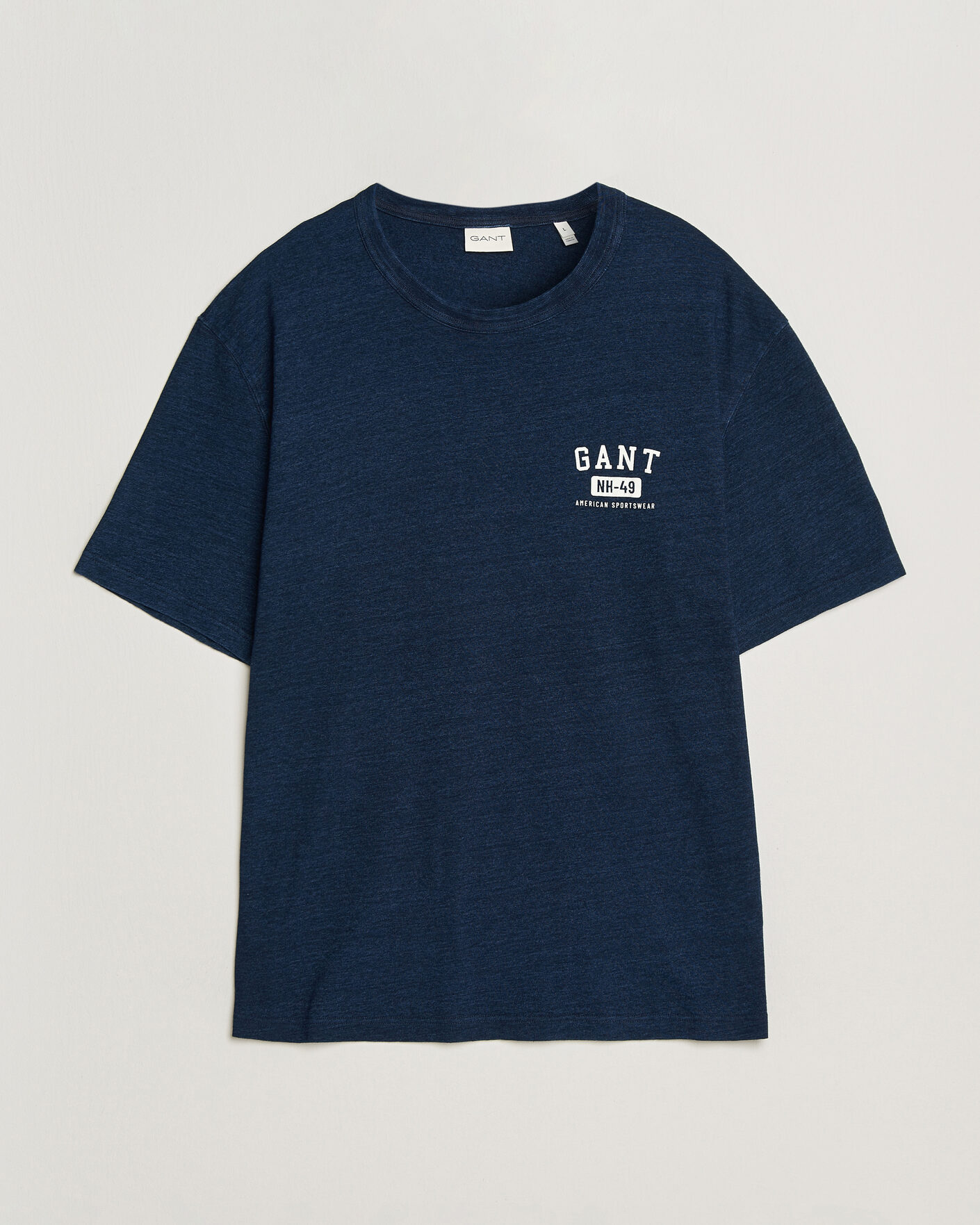 Herren | T-Shirts | Gant | Indigo Graphic T-Shirt Dark Blue
