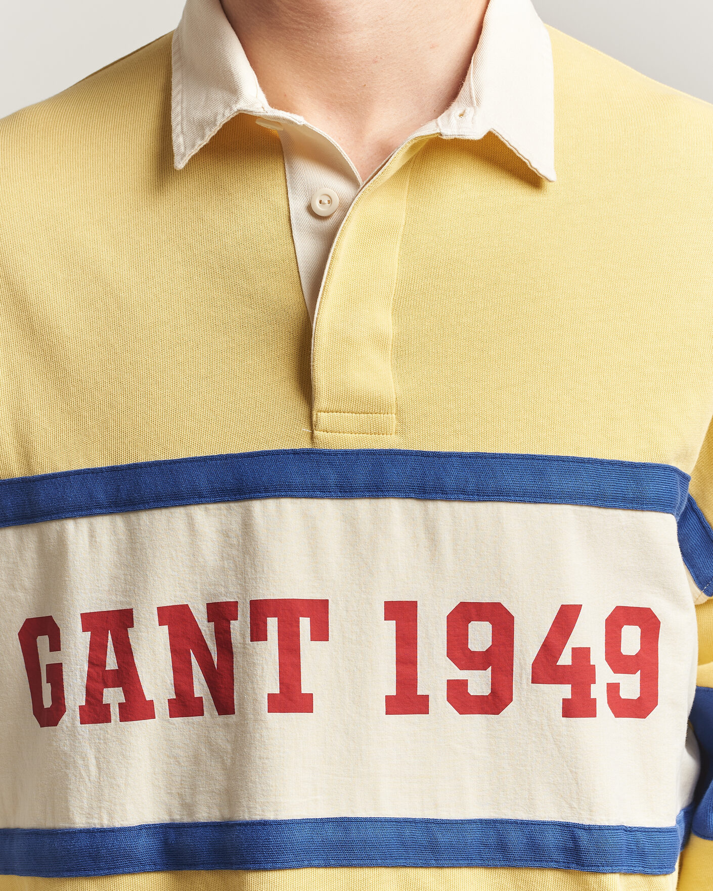 Herren | Pullover | GANT | Heavy Rugger Light Mustard Yellow