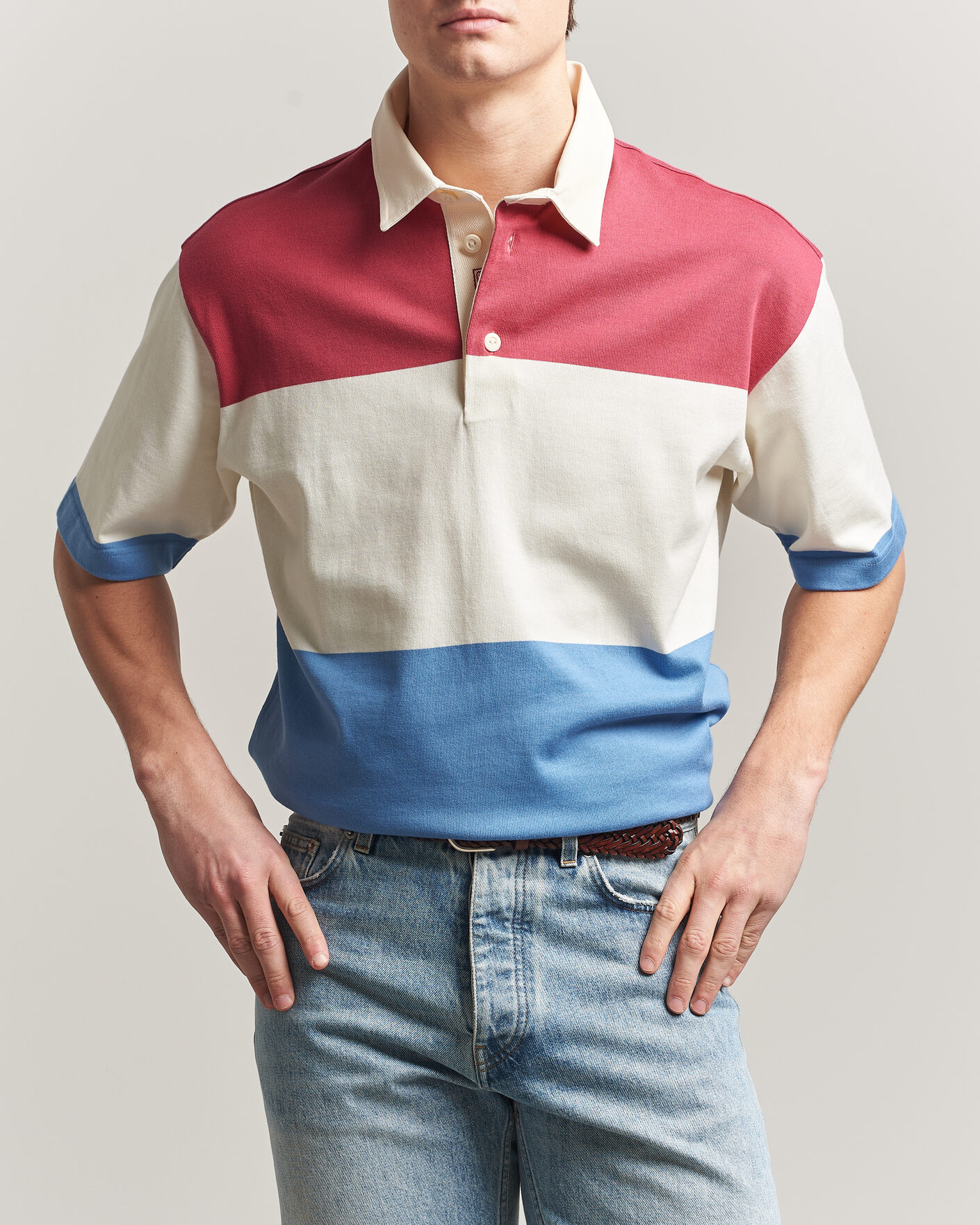 Herren | Poloshirts | GANT | Striped Short Sleeve Rugger Multi