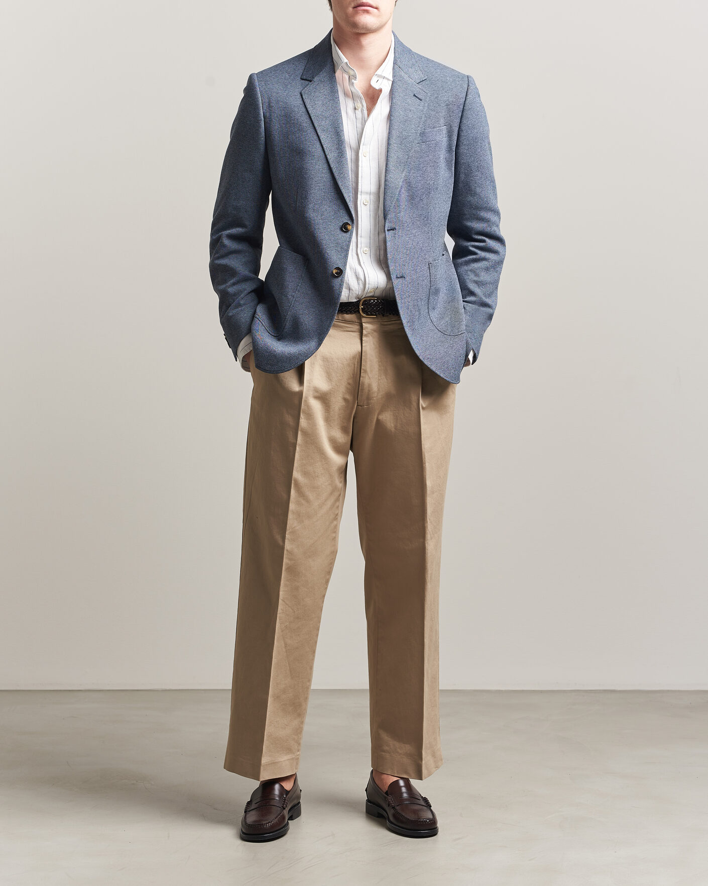 Herren | Sakkos | Gant | Two Tone Jersey Pique Blazer Salty Sea