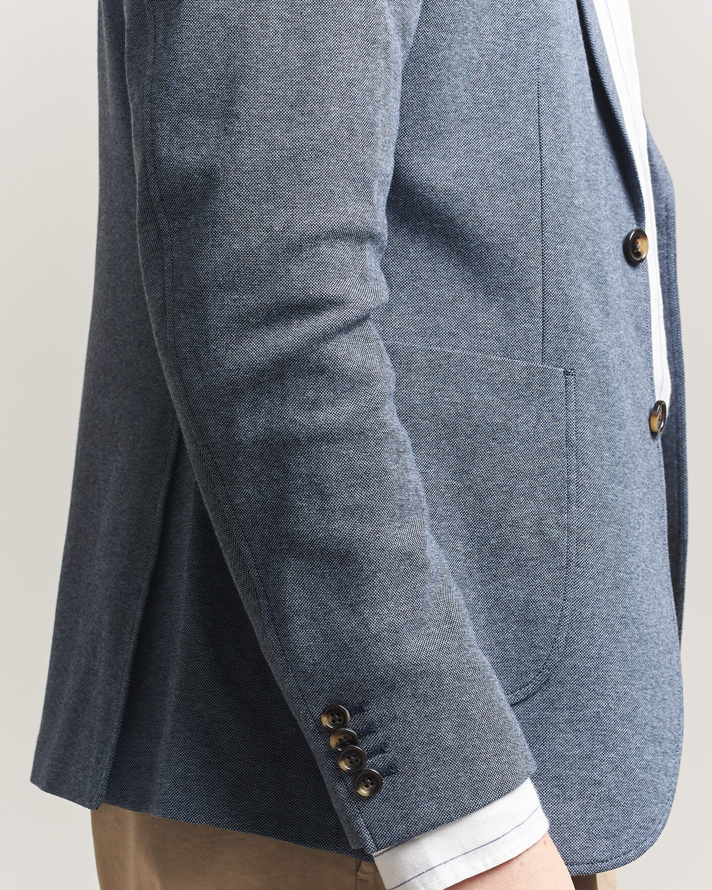 Herren | Sakkos | GANT | Two Tone Jersey Pique Blazer Salty Sea