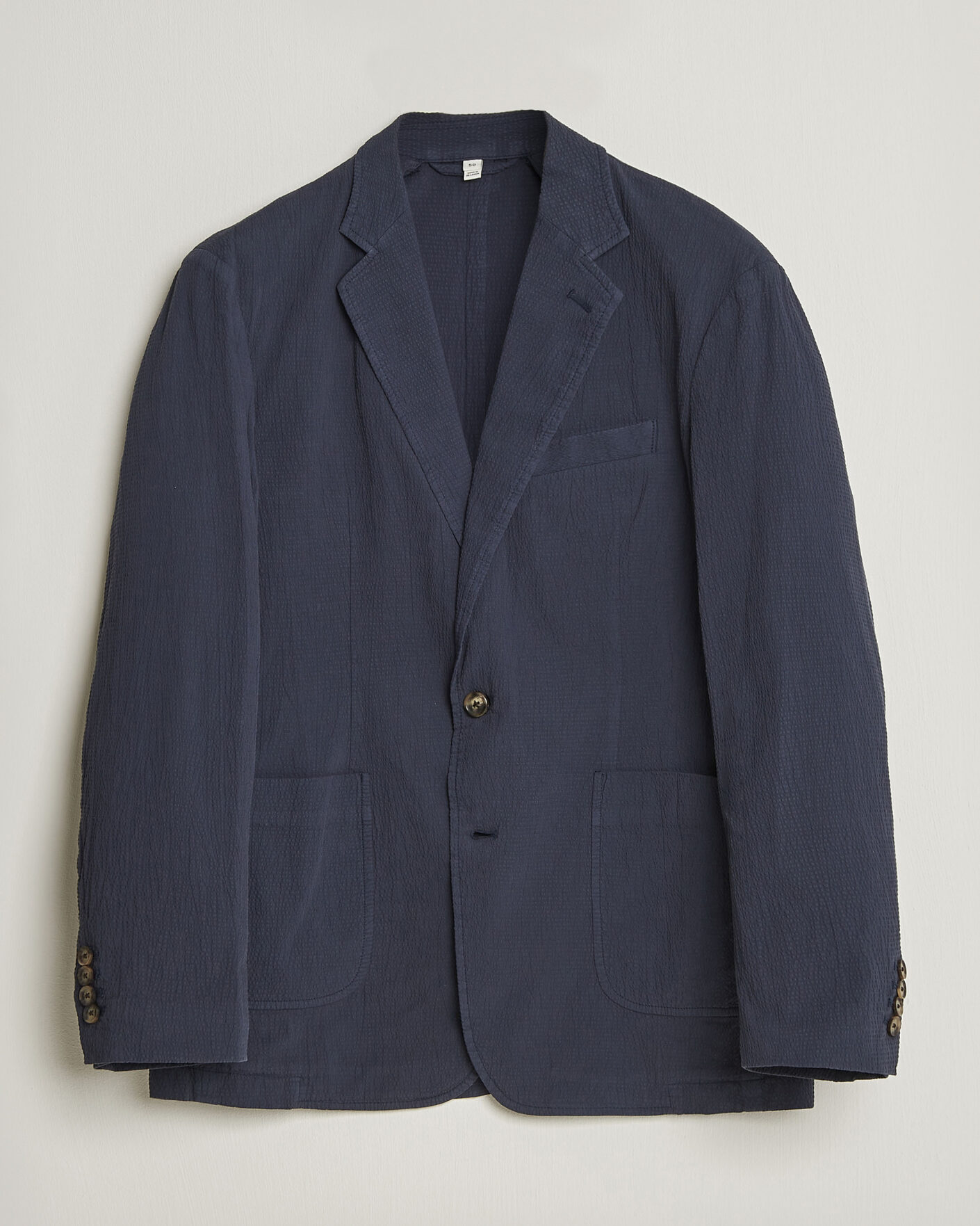 Herren | Sakkos | Gant | Garment Dyed Seersucker Blazer Evening Blue