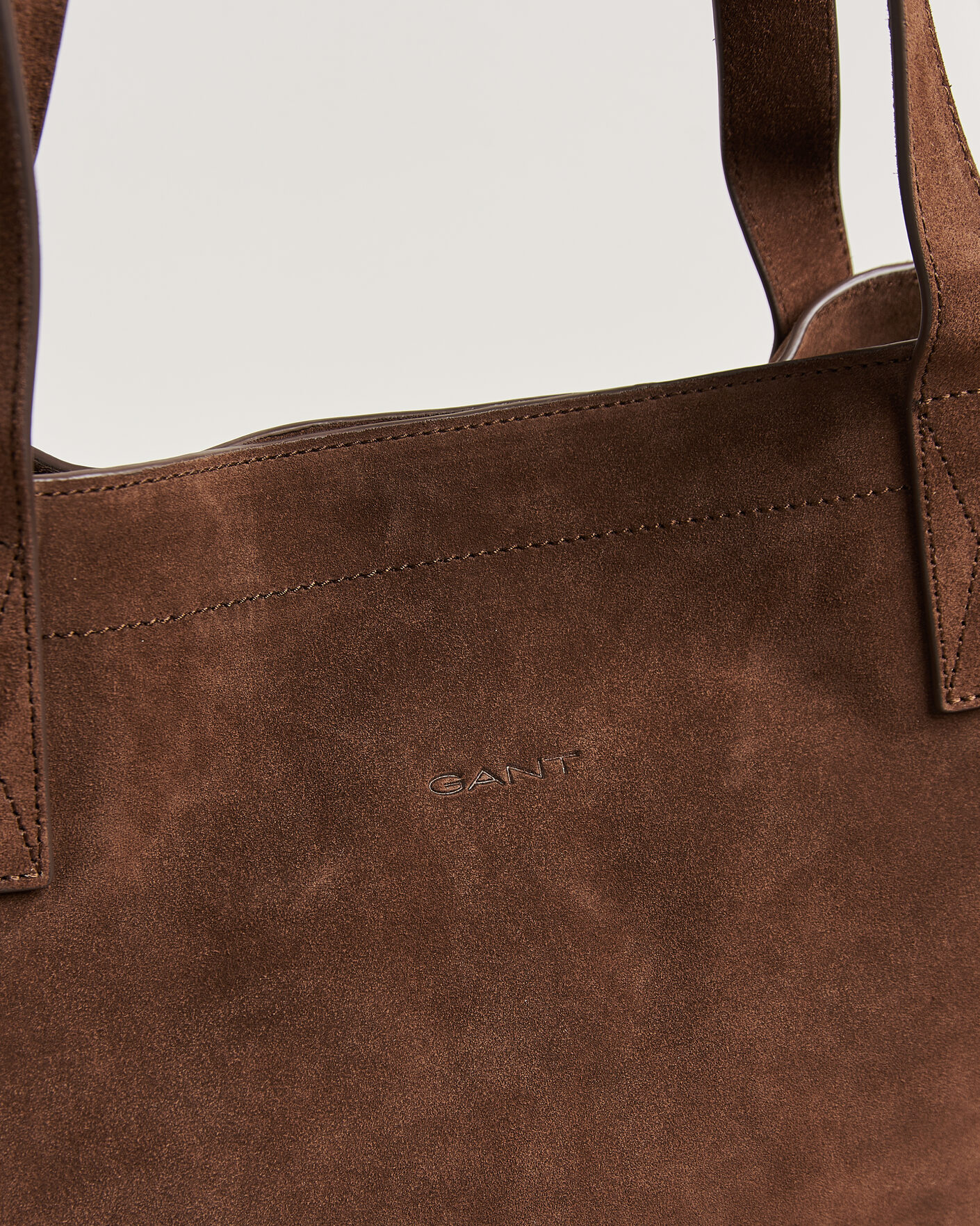 Herren | Taschen | GANT | Suede Tote Bag Mahogany Brown