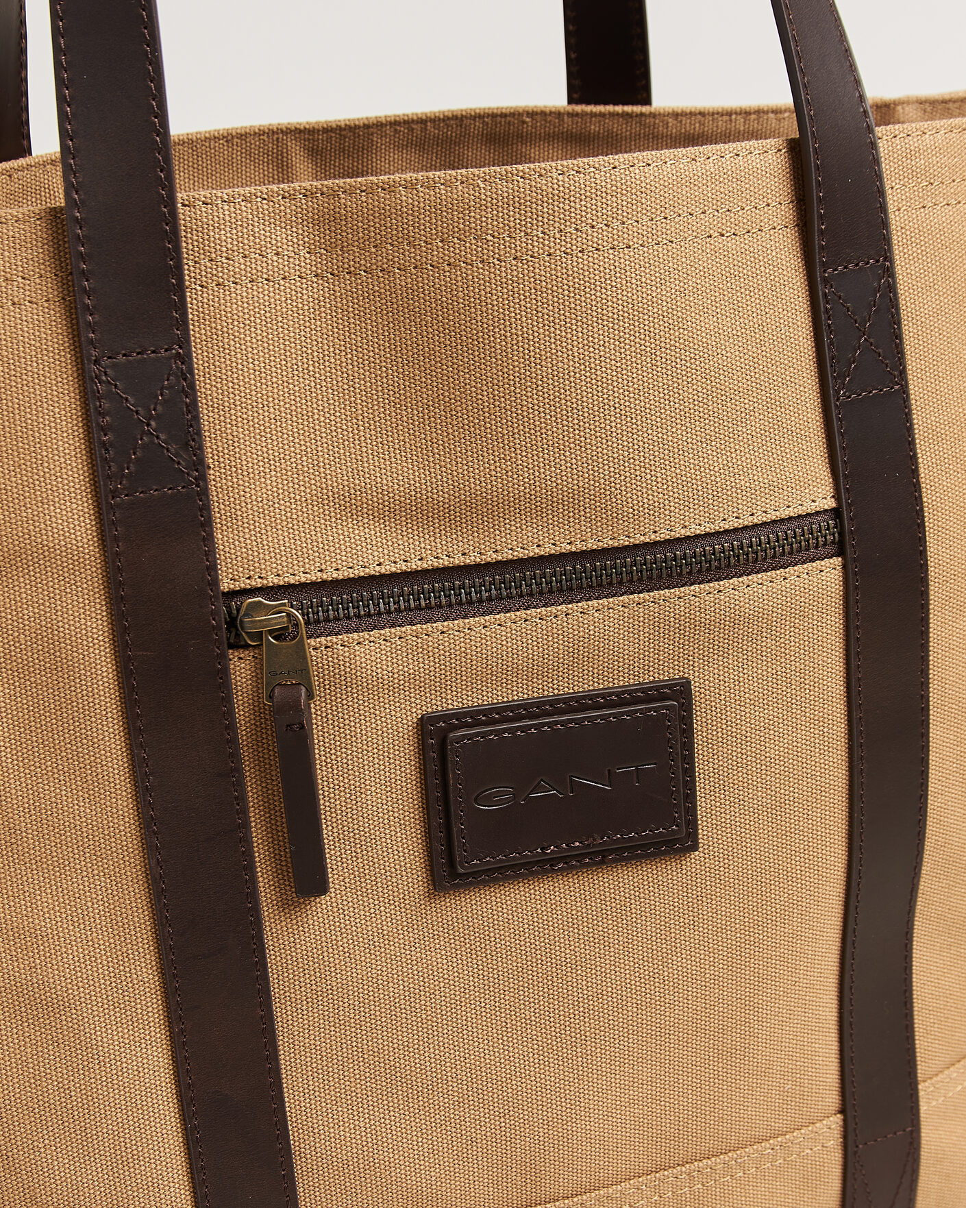 Herren | Taschen | GANT | Washed Canvas Tote Bag Warm Khaki