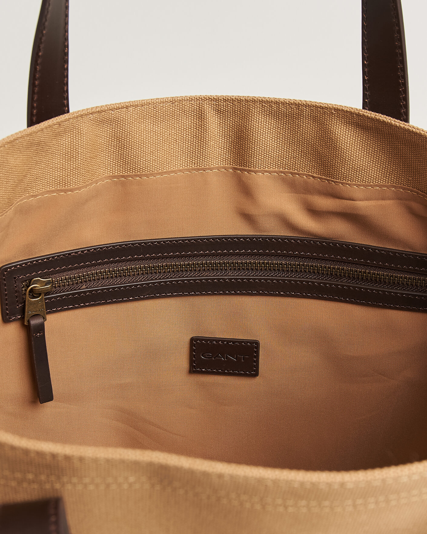 Herren | Taschen | GANT | Washed Canvas Tote Bag Warm Khaki