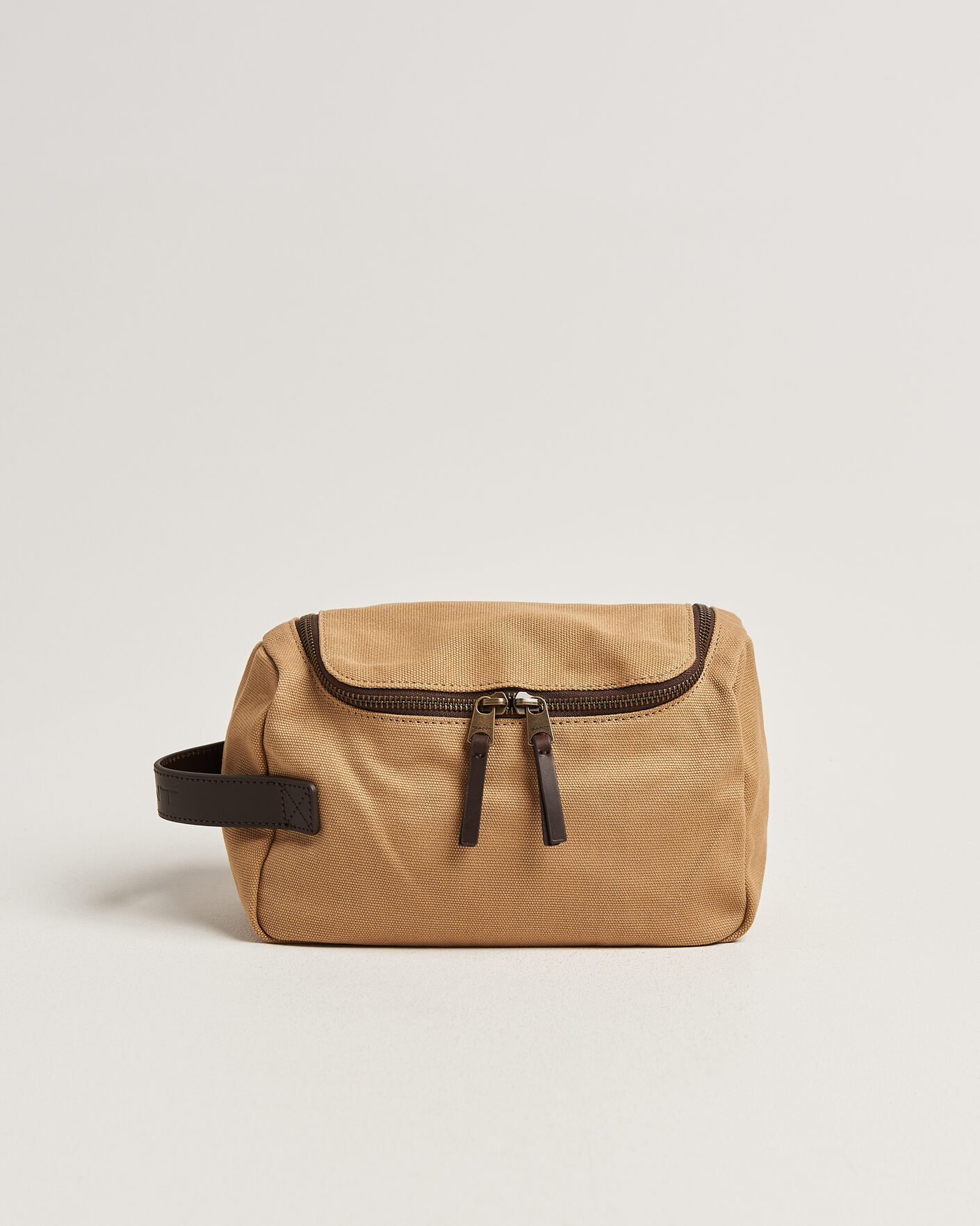 Herren | Taschen | GANT | Washed Canvas Washbag Warm Khaki
