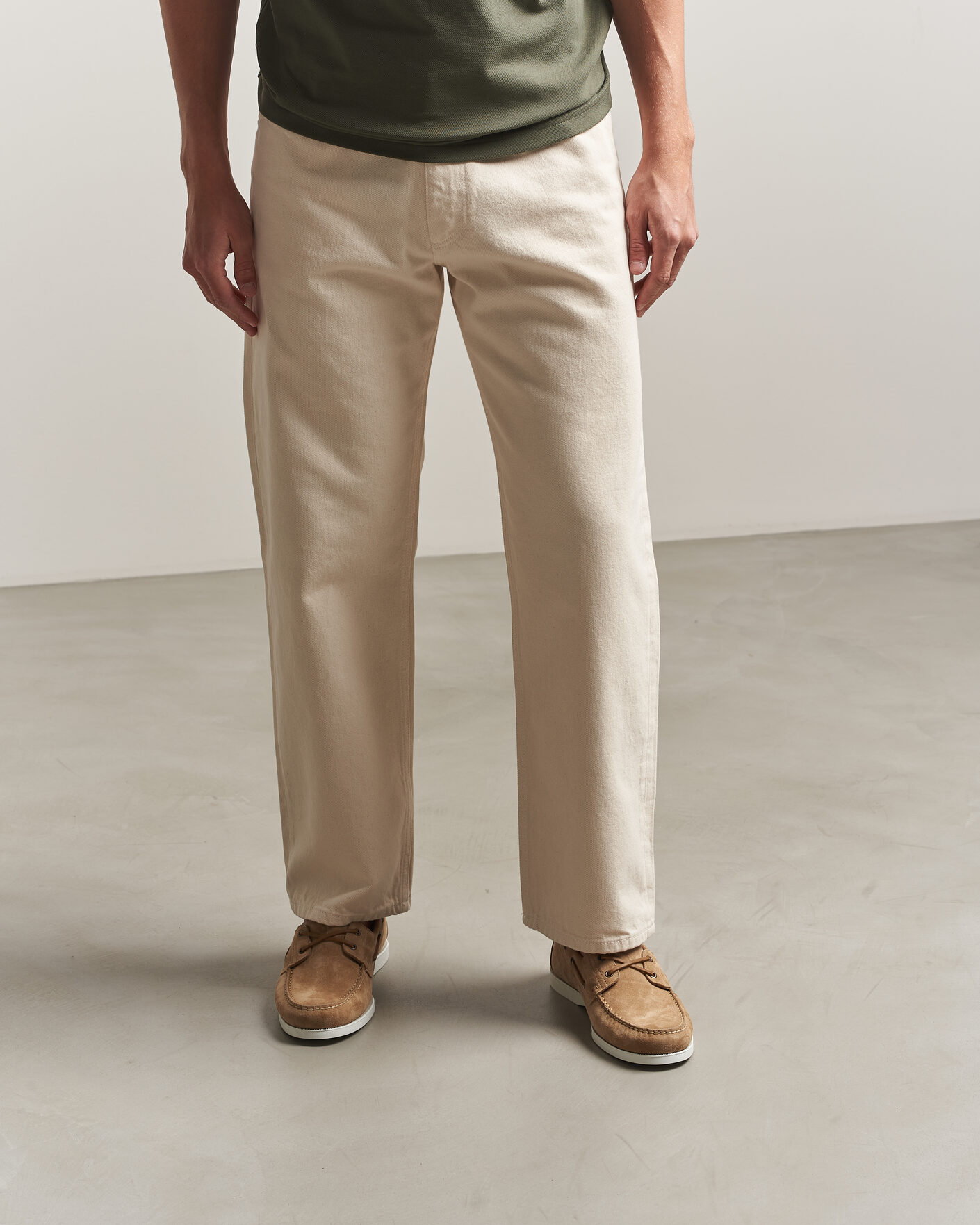 Herren | Segelschuhe | Paraboot | Barth Boat Shoe Beige Suede