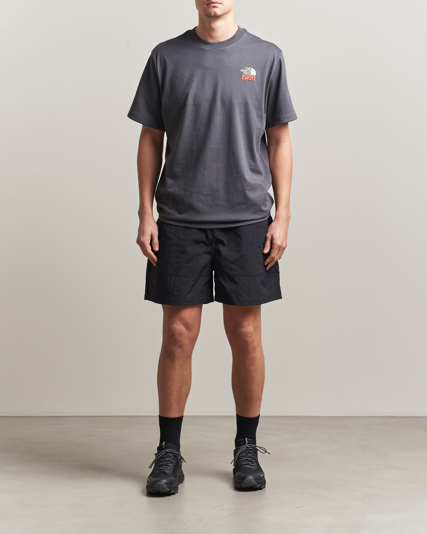 Herren | T-Shirts | The North Face | 1966 Printed T-Shirt Anthracite Grey