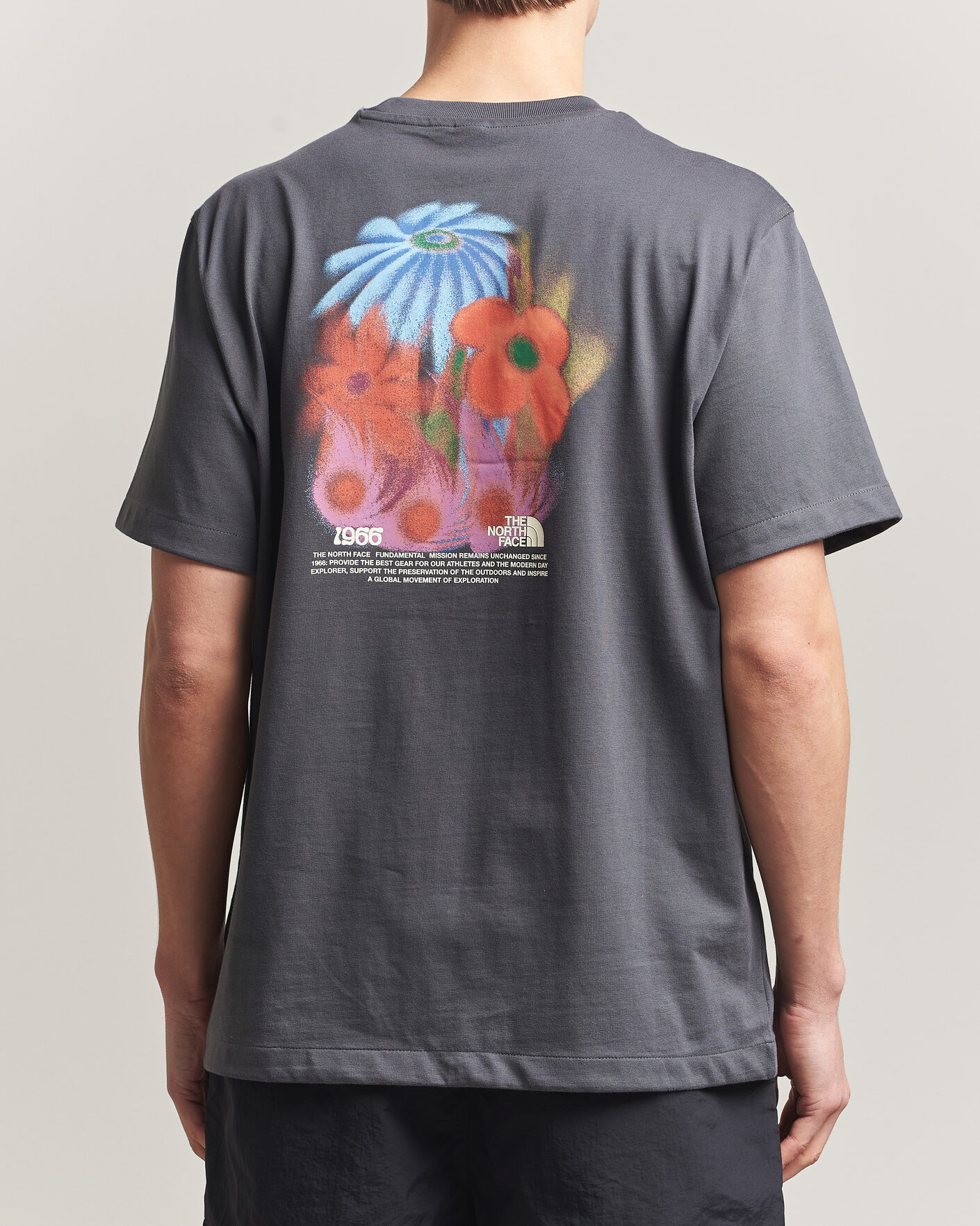 Herren | T-Shirts | The North Face | 1966 Printed T-Shirt Anthracite Grey