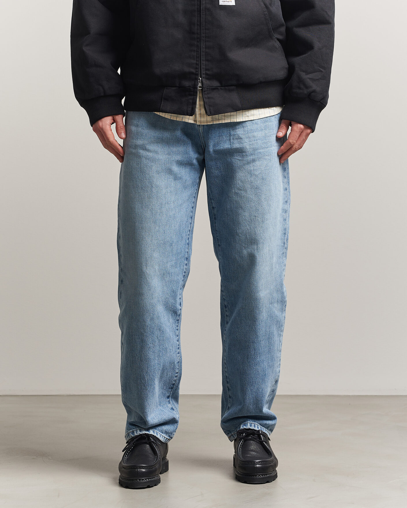 Herren | Hemden | Carhartt WIP | Aaron Pant Smith Denim Burst Washed