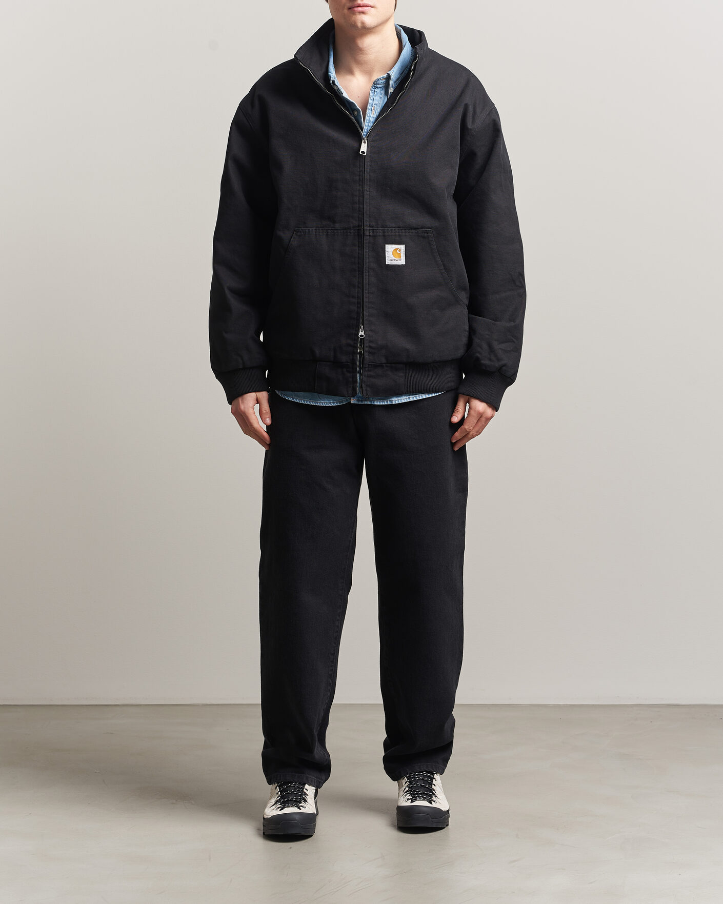 Herren | Jeans | Carhartt WIP | Aaron Pant Smith Denim Grey Stone Wash