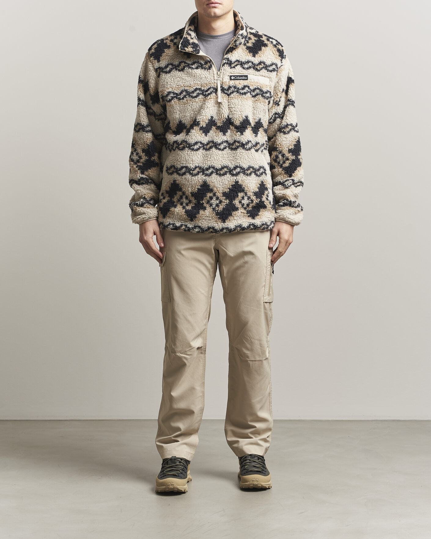 Herren | Pullover | Columbia | Rugged Ridge High Pile Half Zip Dark Stone Knitknot