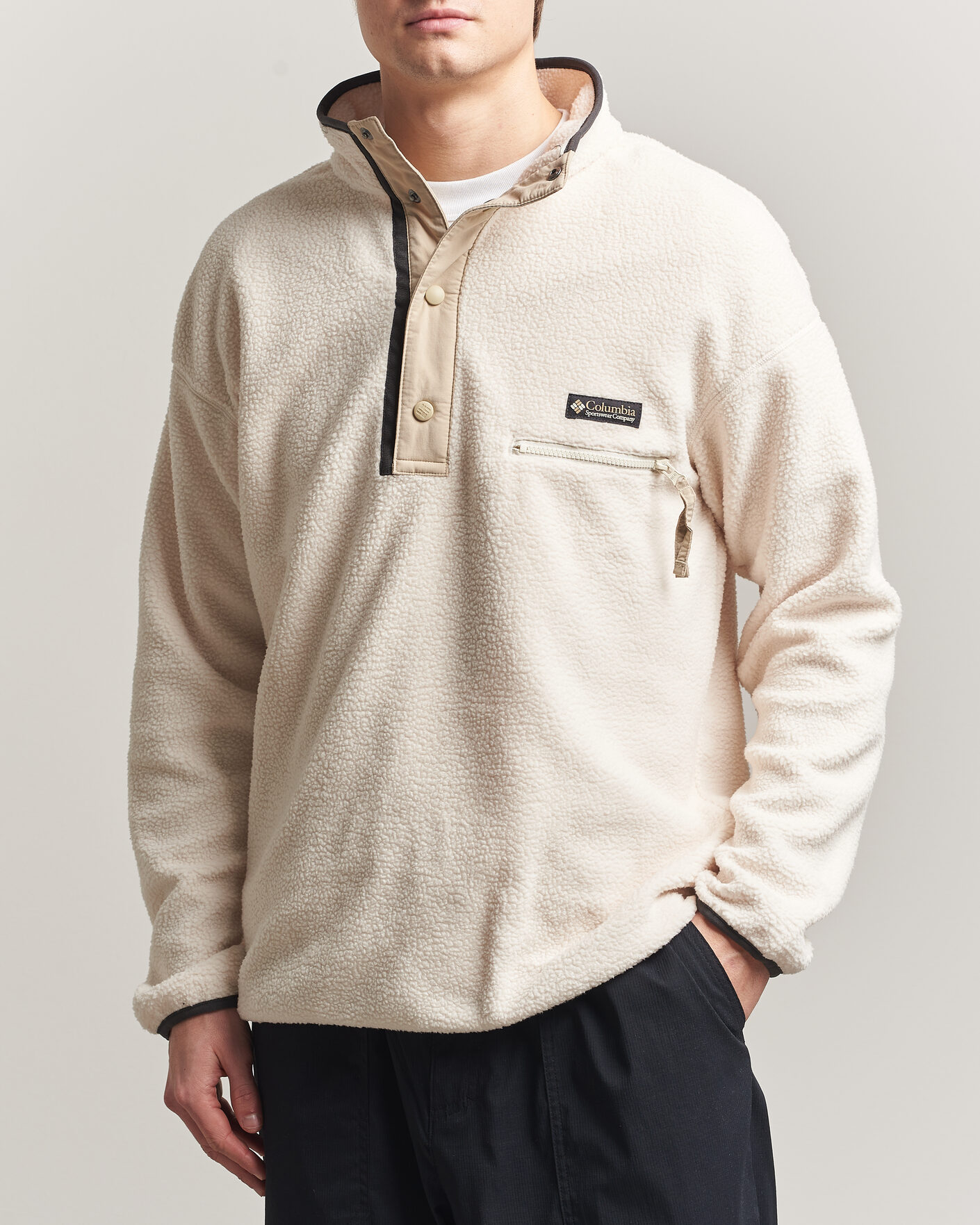 Herren | Pullover | Columbia | Helvetia II Half Snap Fleece Chalk