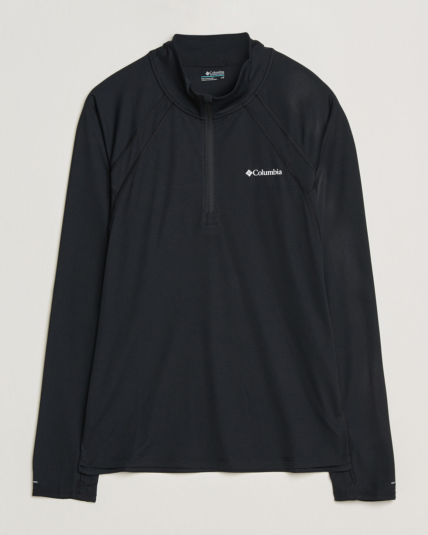 Herren | T-Shirts | Columbia | Stealth Spring Half-Zip T-Shirt Black