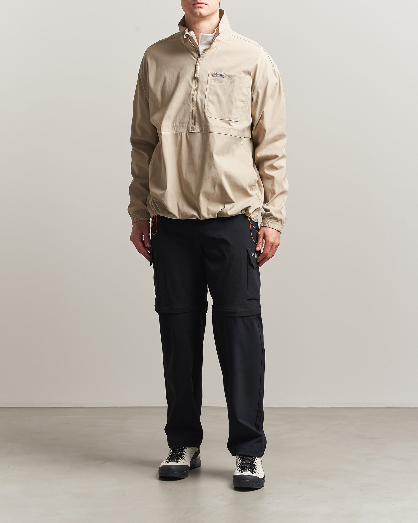 Herren | Jacken | Columbia | Landroamer Half-Zip Overshirt Ancient Fossil