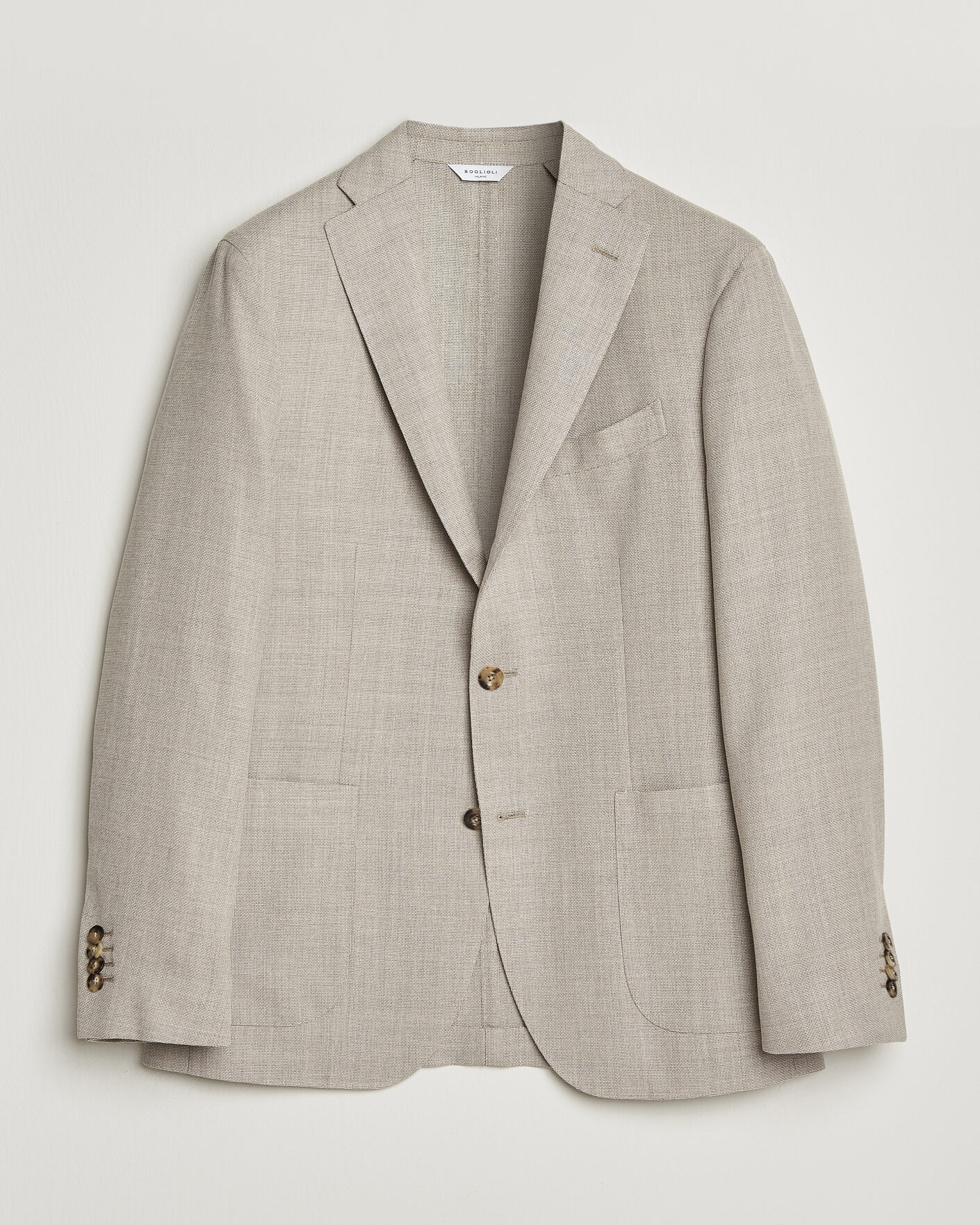 Herren | Sakkos | Boglioli | K Jacket Wool Hopsack Blazer Light Beige