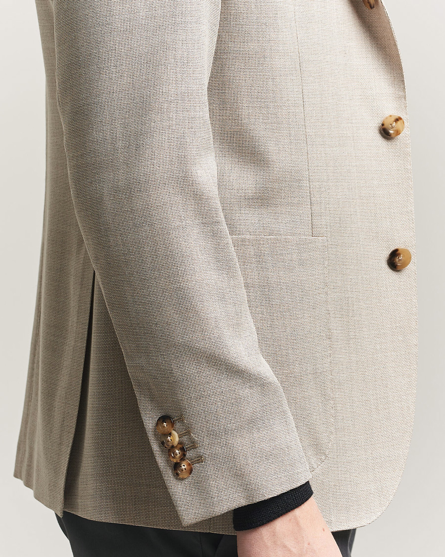 Herren | Sakkos | Boglioli | K Jacket Wool Hopsack Blazer Light Beige