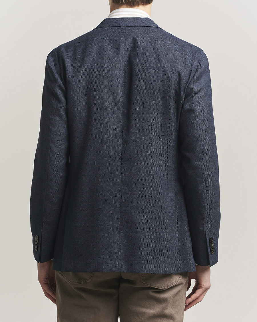 Herren | Sakkos | Boglioli | K Jacket Wool Hopsack Blazer Dark Blue