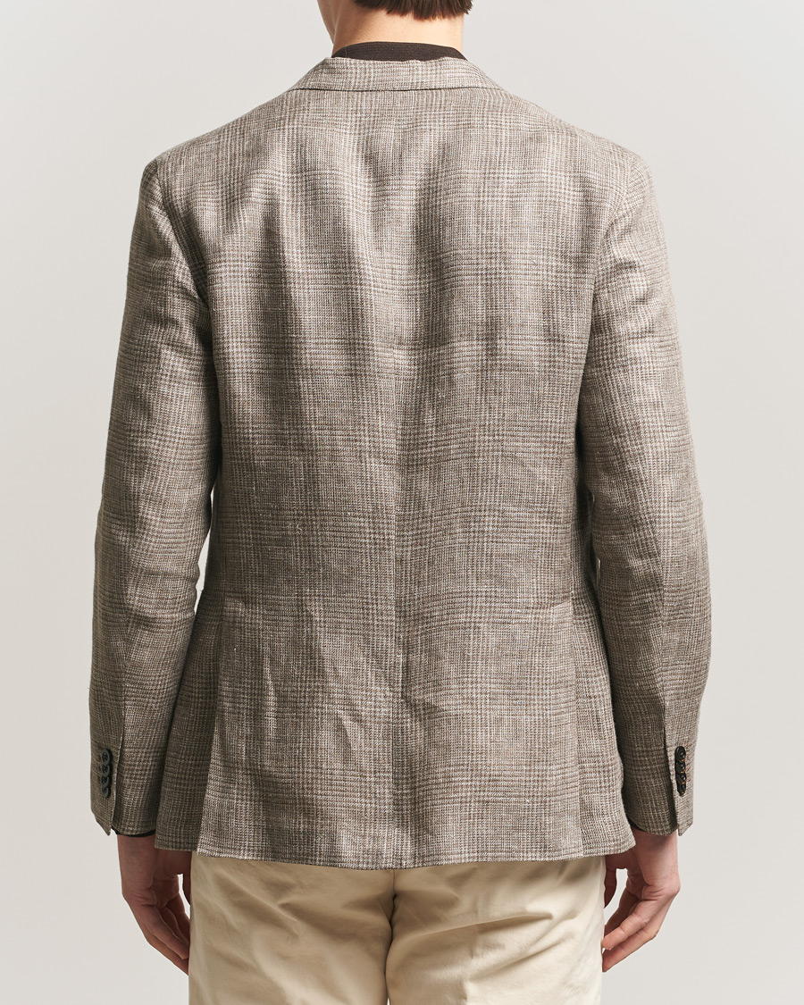 Herren | Sakkos | Boglioli | K Jacket Prince Of Wales Blazer Taupe