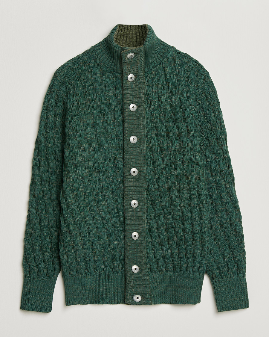 Herren | Pullover | S.N.S. Herning | Stark Cardigan Machine Green