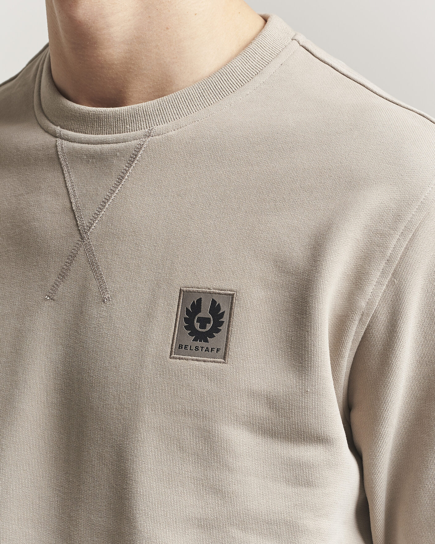 Herren | Pullover | Belstaff | Signature Crew Neck Sweatshirt Dark Sand