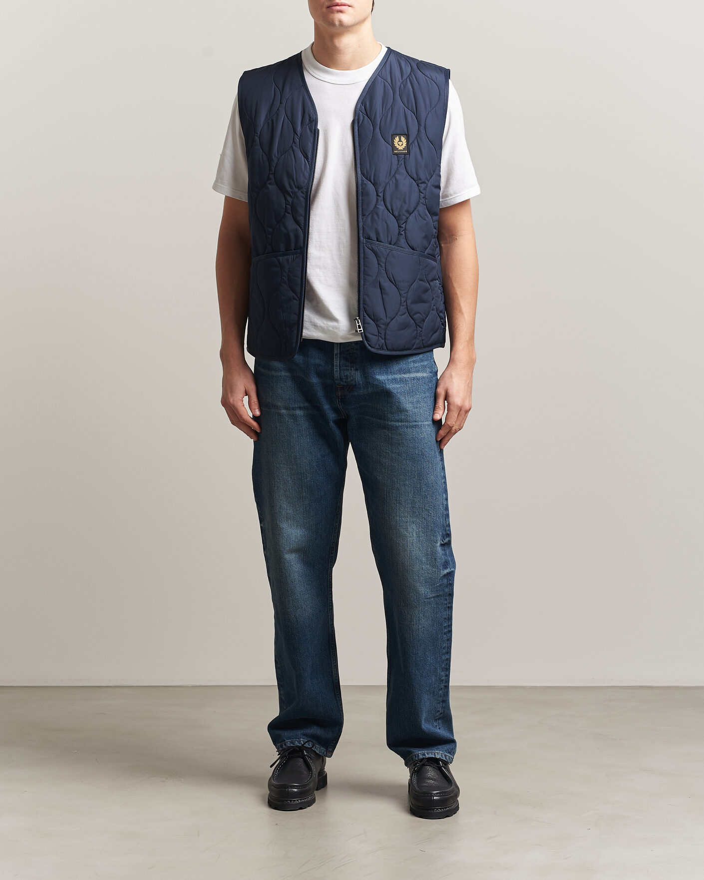 Herren | Westen | Belstaff | Base Gilet Dark Ink