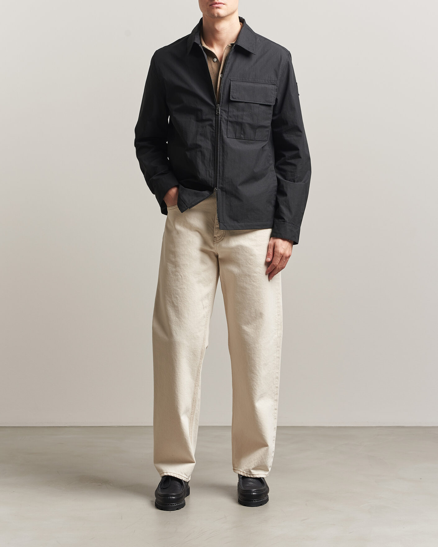 Herren | Hemden | Belstaff | Cargo Overshirt Black