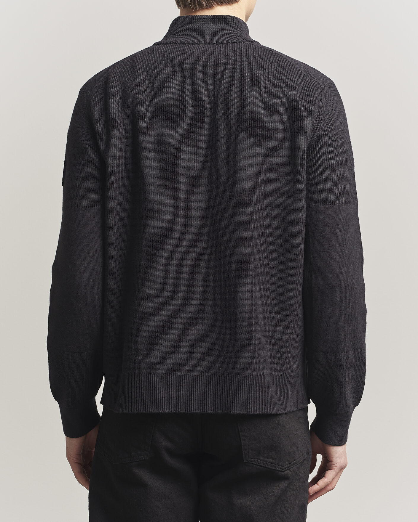 Herren | Pullover | Belstaff | Commander Half Zip Black