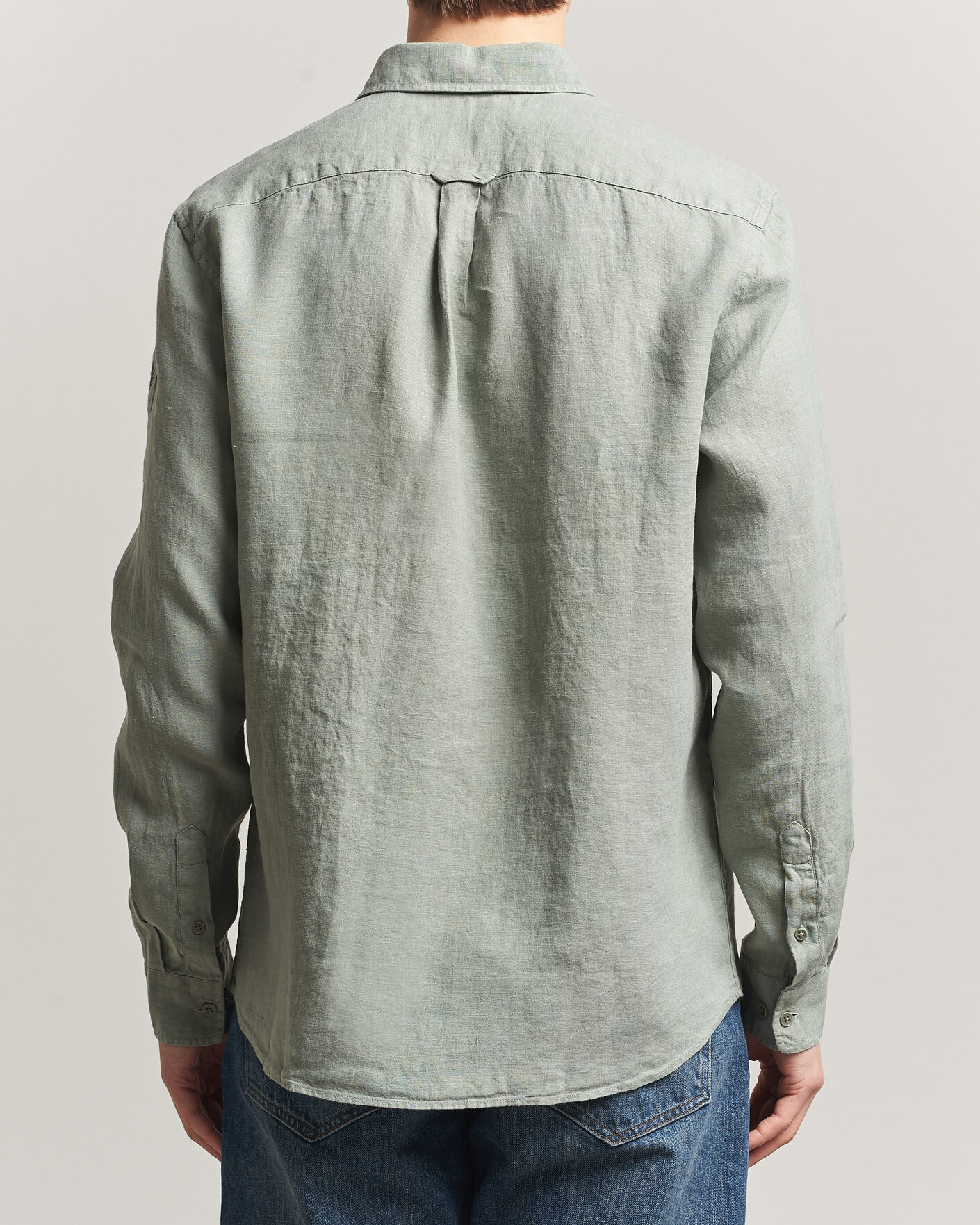 Herren | Hemden | Belstaff | Scale Linen Shirt Lichen