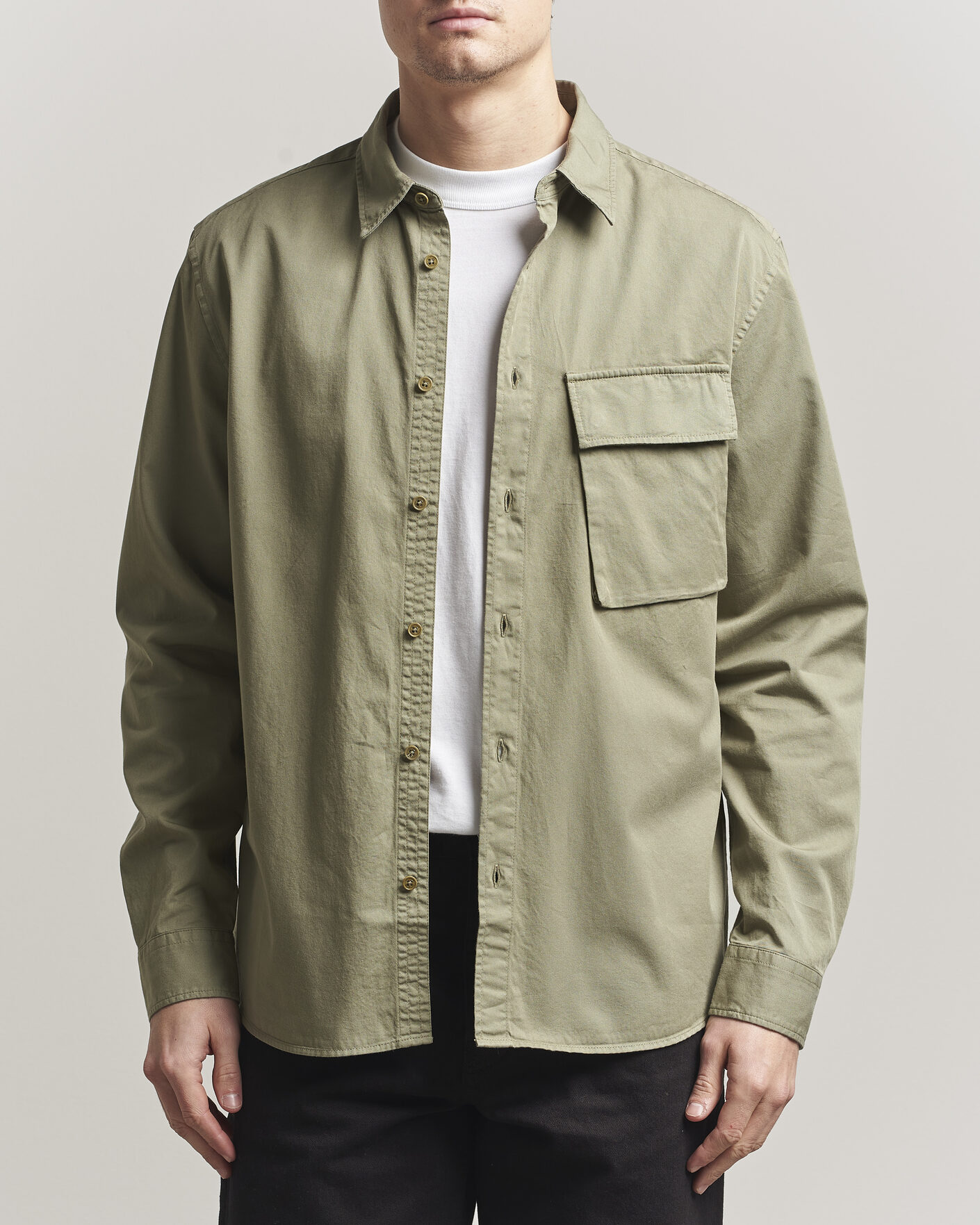 Herren | Hemden | Belstaff | Scale Pocket Shirt Fatigue Green
