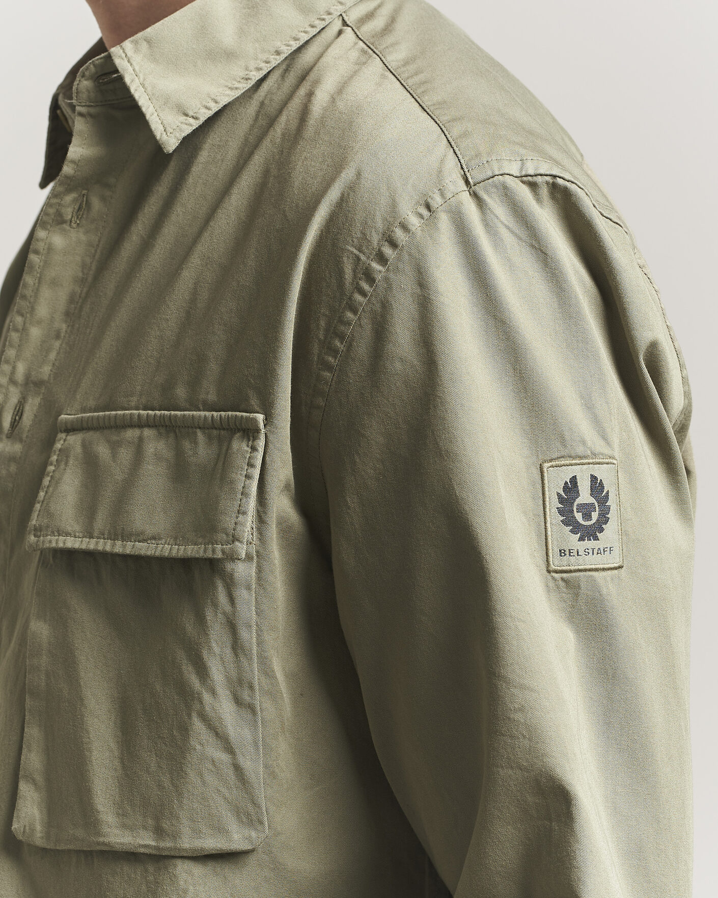 Herren | Hemden | Belstaff | Scale Pocket Shirt Fatigue Green