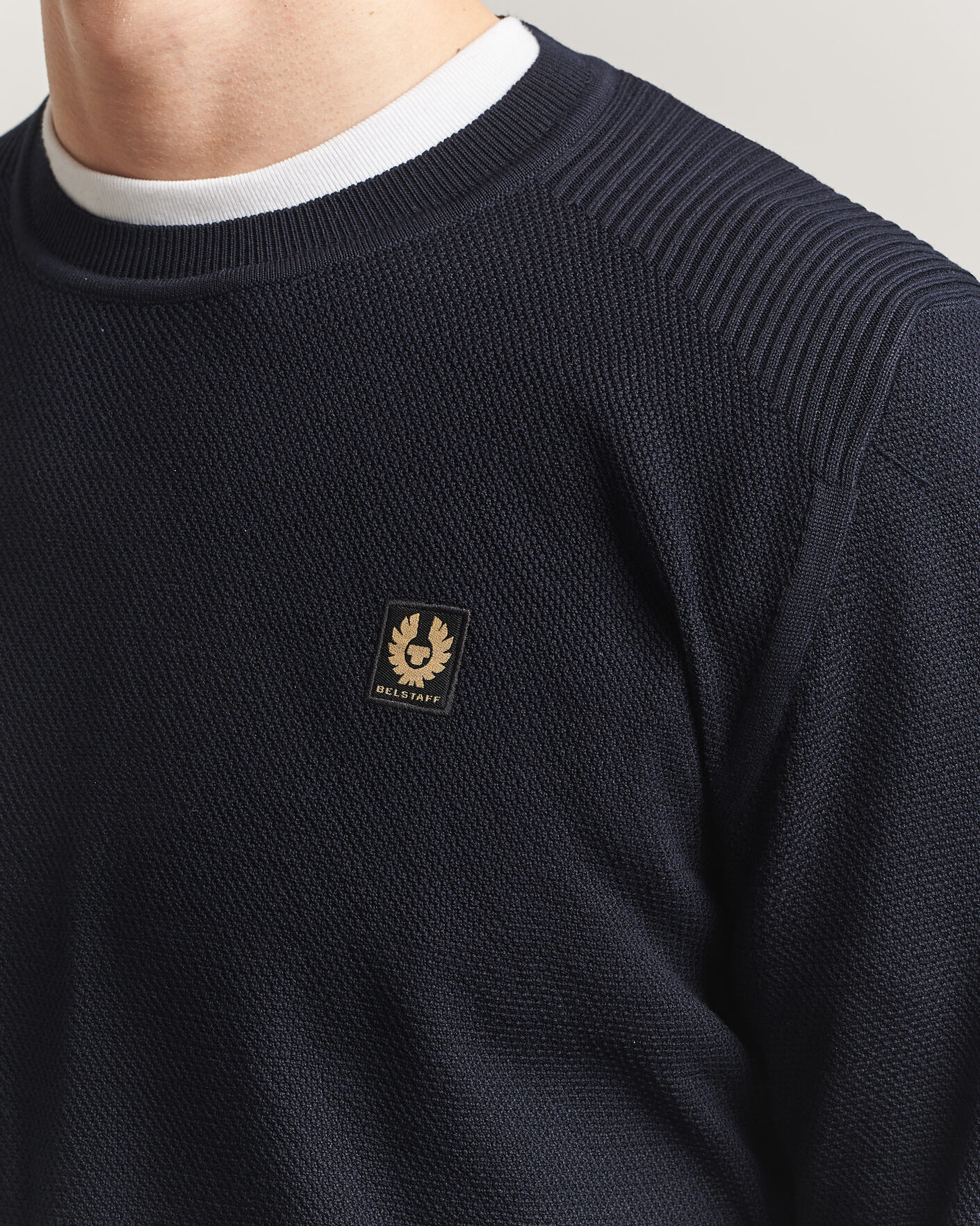 Herren | Pullover | Belstaff | Coast Knitted Crew Neck Dark Ink