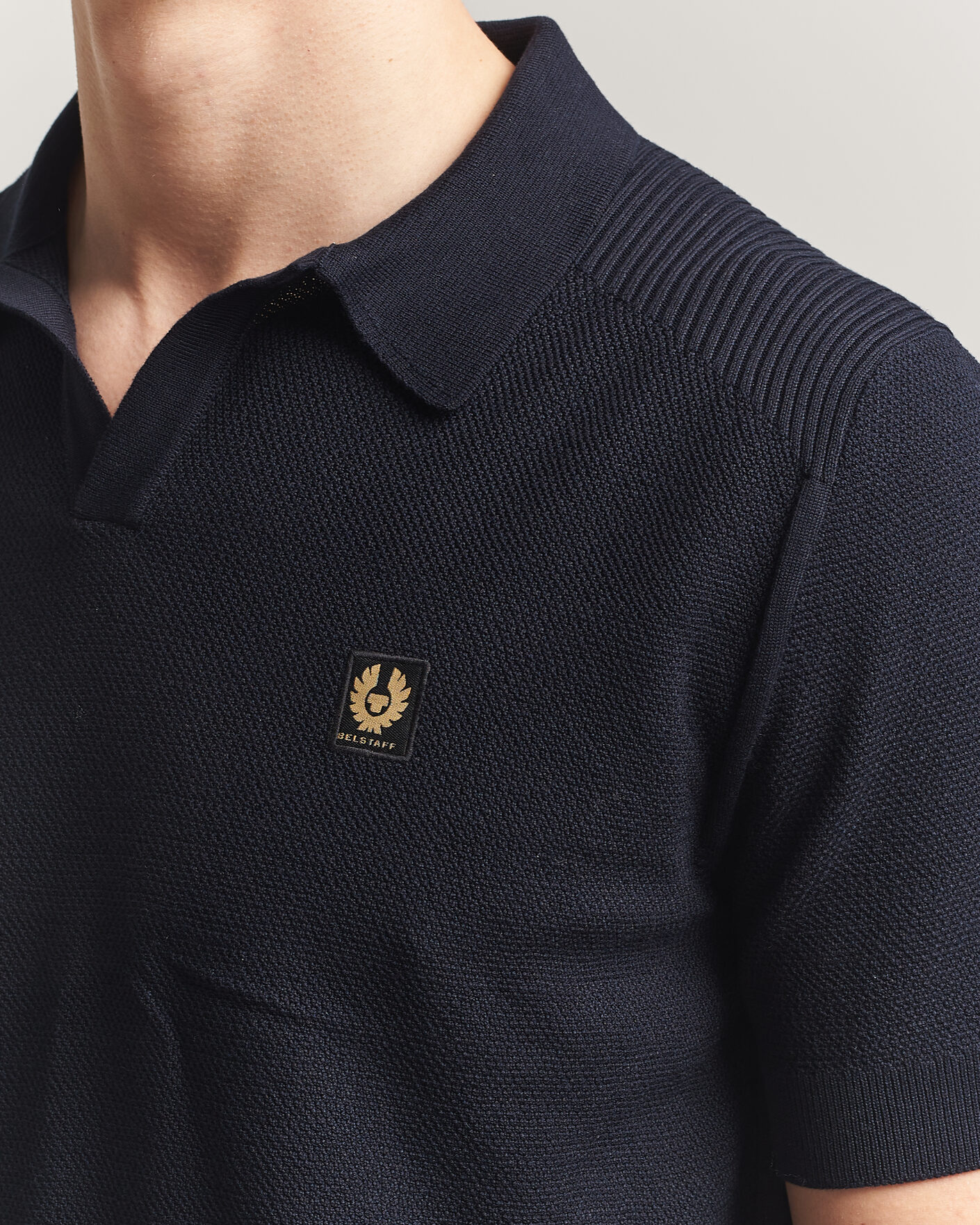 Herren | Poloshirts | Belstaff | Coast Knitted Polo Dark Ink
