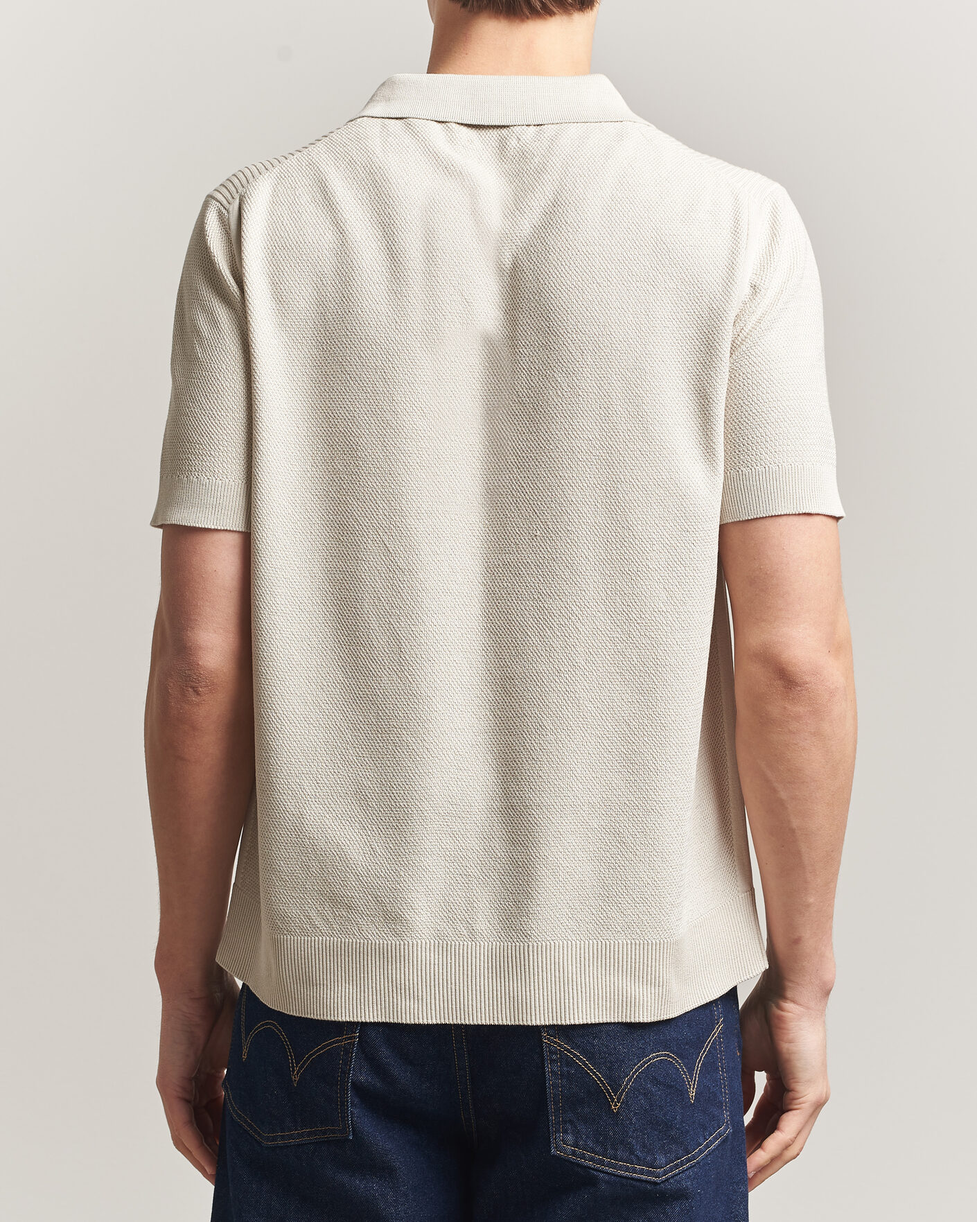 Herren | Poloshirts | Belstaff | Coast Knitted Polo Silver Birch