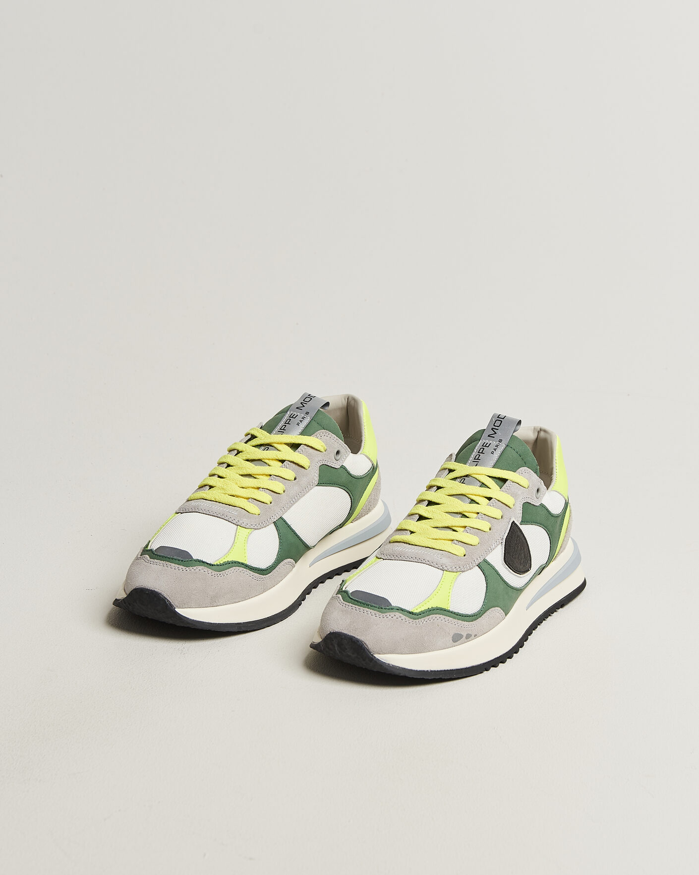 Herren | Sneaker | Philippe Model | Olympique Running Sneaker White/Green