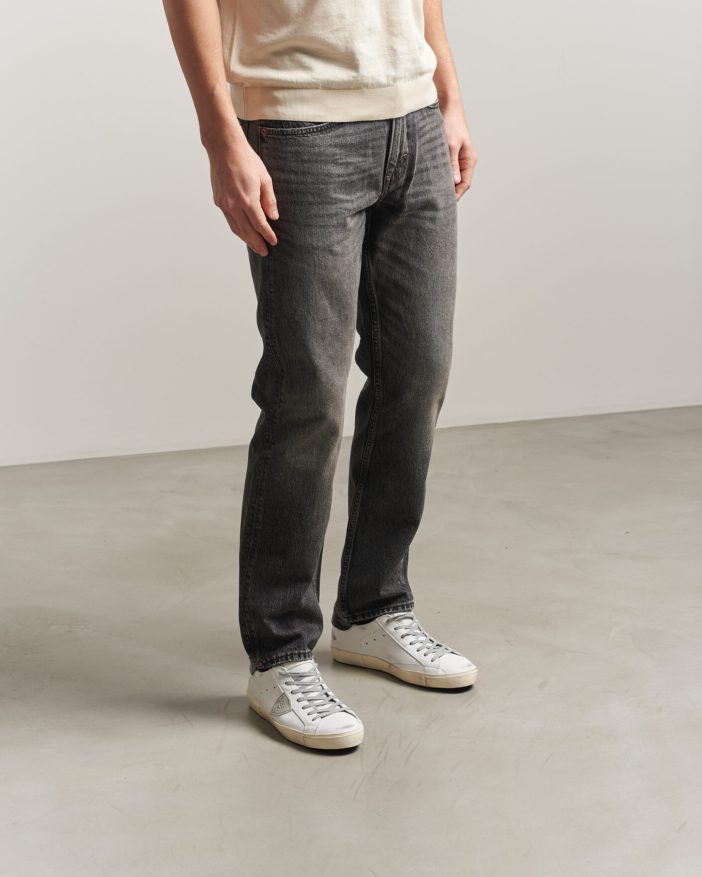 Herren | Sneaker | Philippe Model | PRSX Low Top Canvas Mix Sneaker White/Black