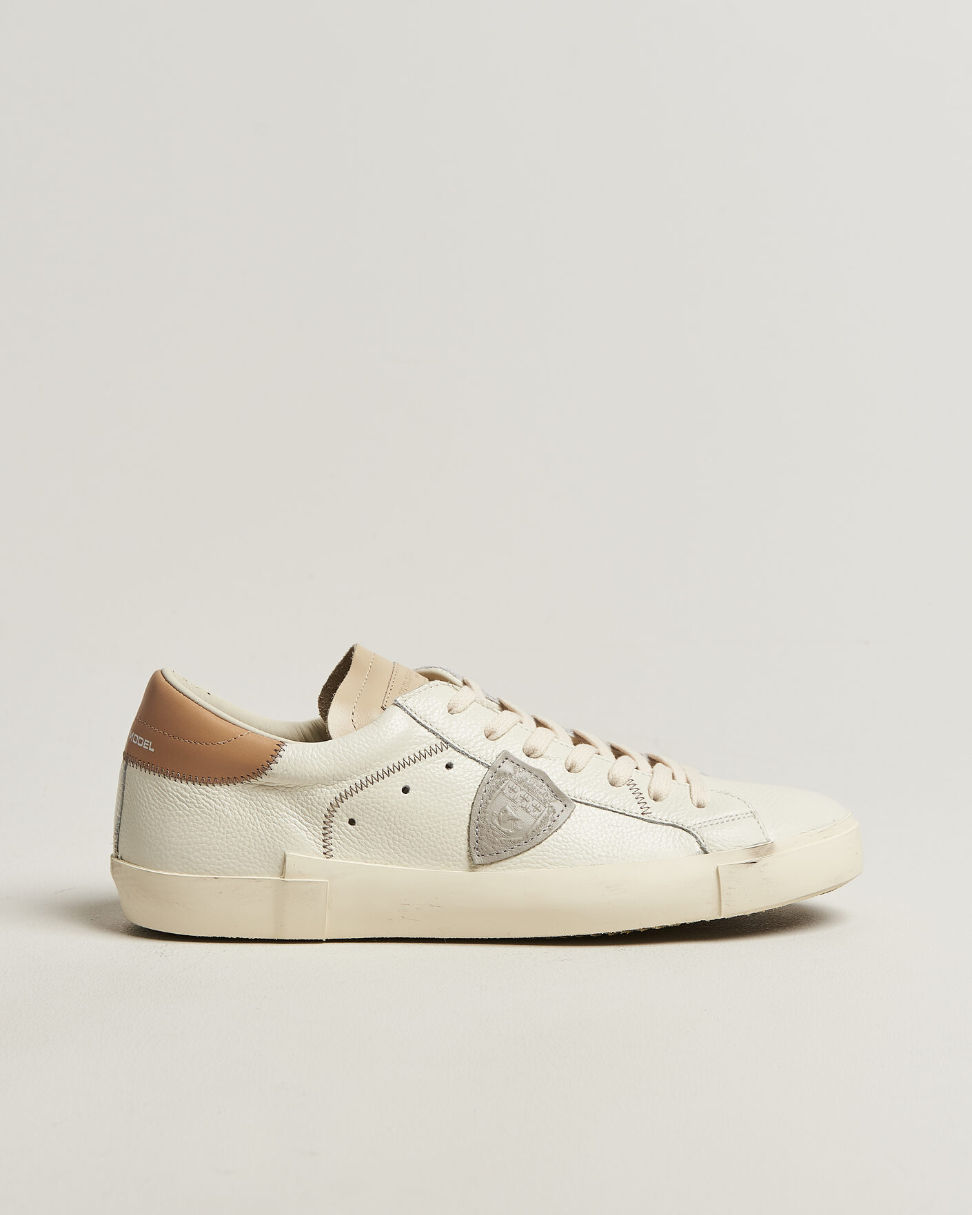 Herren | Sneaker | Philippe Model | PRSX Low Top Canvas Mix Sneaker White/Beige