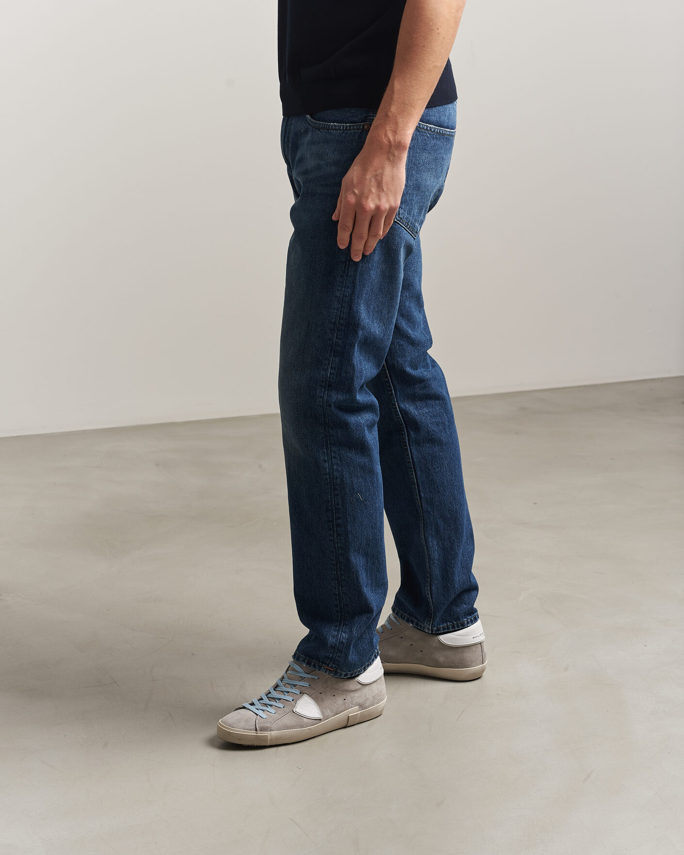 Herren | Sneaker | Philippe Model | PRSX Low Top Canvas Mix Sneaker Grey/White