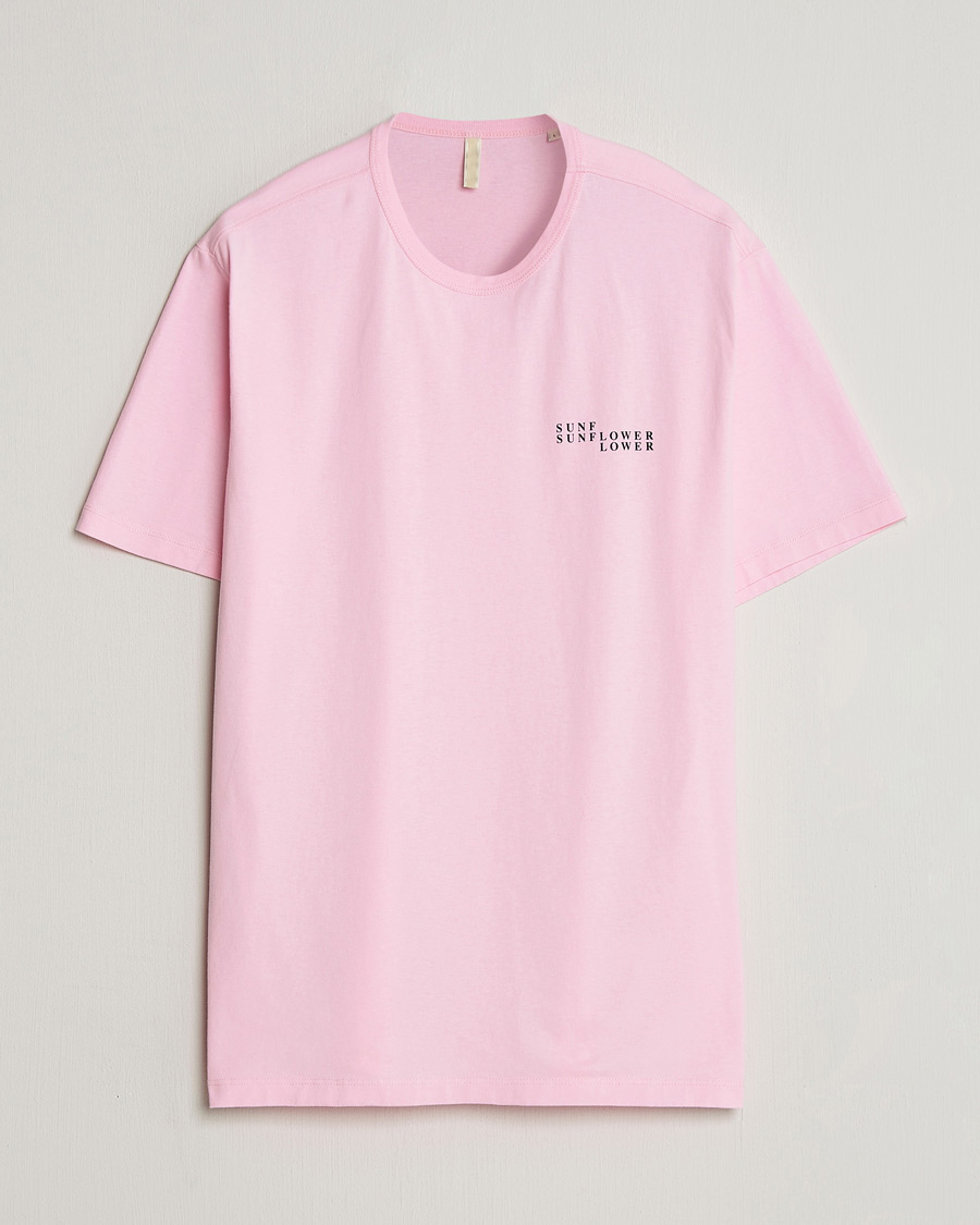 Herren | T-Shirts | Sunflower | Logo T-Shirt Pink