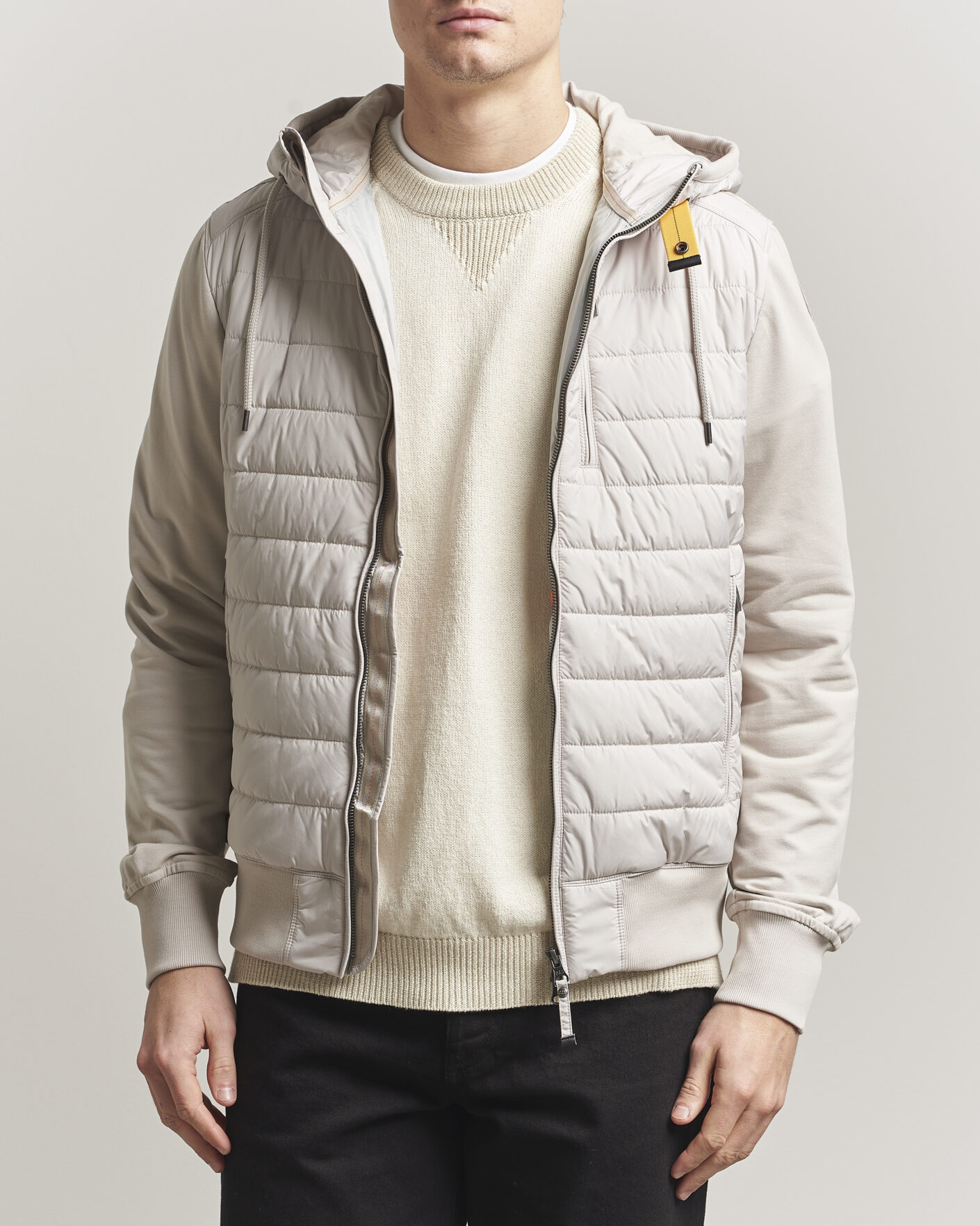 Herren | Jacken | Parajumpers | Ivor Hybrid Hooded Jacket Pelican