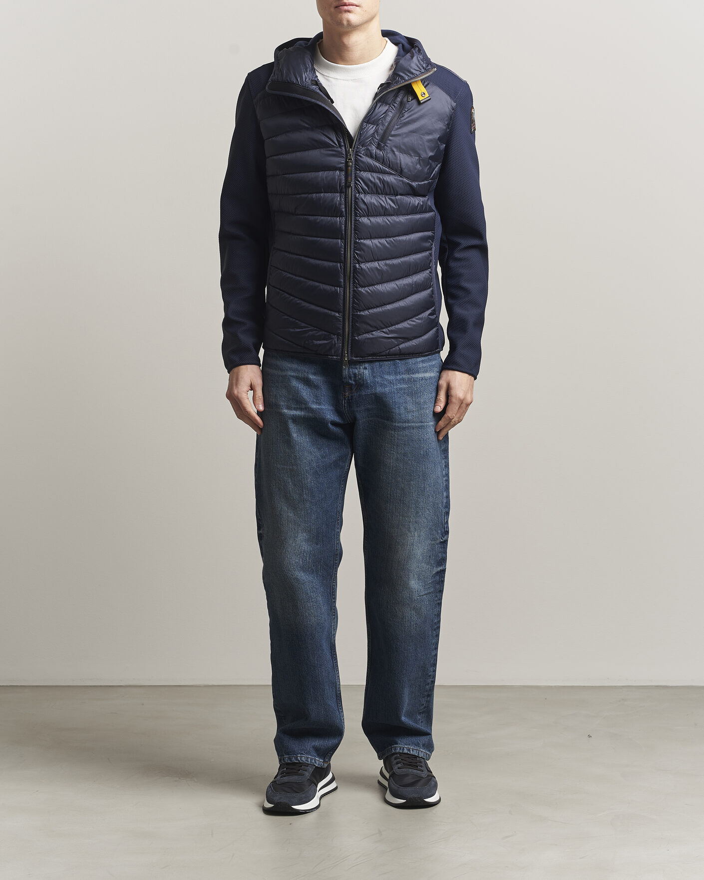 Herren | Jacken | Parajumpers | Nolan Mesh Hooded Hybrid Navy